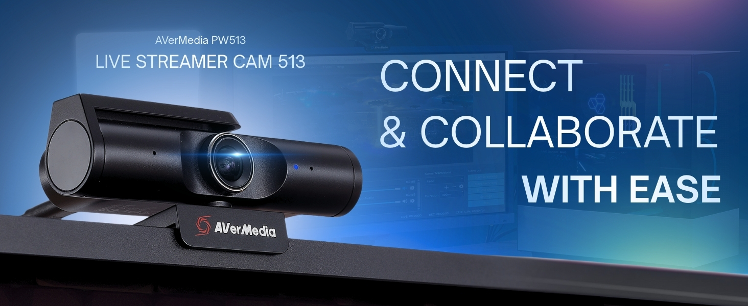 Amazon.com: AVerMedia 4K webcam for PC, Gaming Camera for