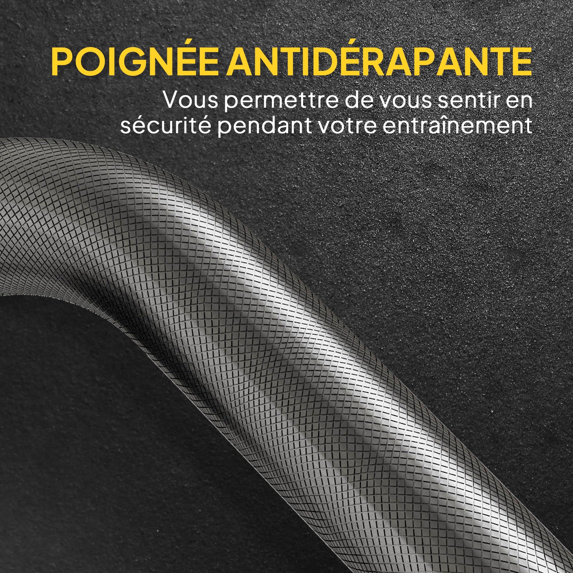 SPORTNOW Ensemble d'haltères 25 kg total, barre d'haltère avec disques de poids 5 kg et 2,5 kg, barre longue, avec poignée antidérapante, exercices de fitness entraînement à la maison et gym, noir