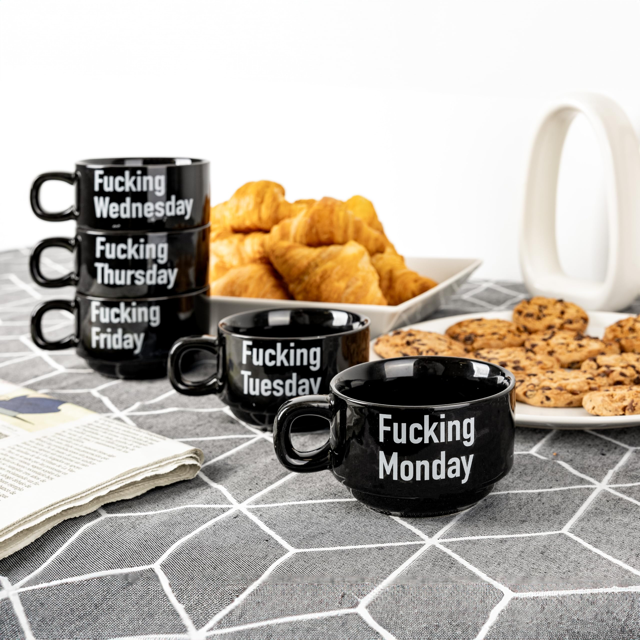 Punkcards Tazza Divertente Per Zio 'Uncle Knobhead' - Tazza In Ceramica Stravagante Per Caffè O Tè - Regalo Umoristico
