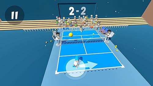 Ultimate 3D Tennis: Perfect Smash of Badminton Clash in Mini Tennis Arena Game