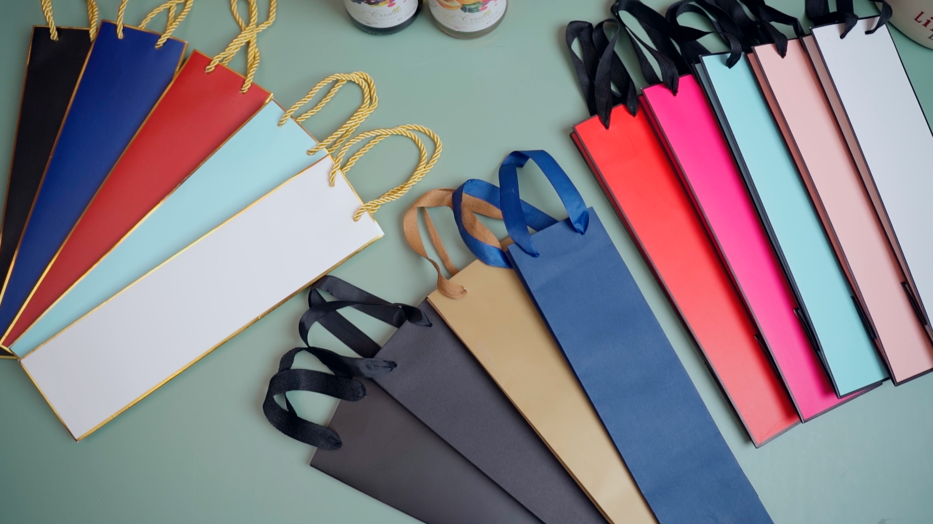 Wine Gift Bags 2 PCS Luxury Wine Bottle Gift Bags, 4"X4"X13.8" Reusable Liquor Bags With Gold Foil Print, Gold Foil Brown Wine Bags For Party Wedding Party Anniversary Champagne Wine Bags With - View #14