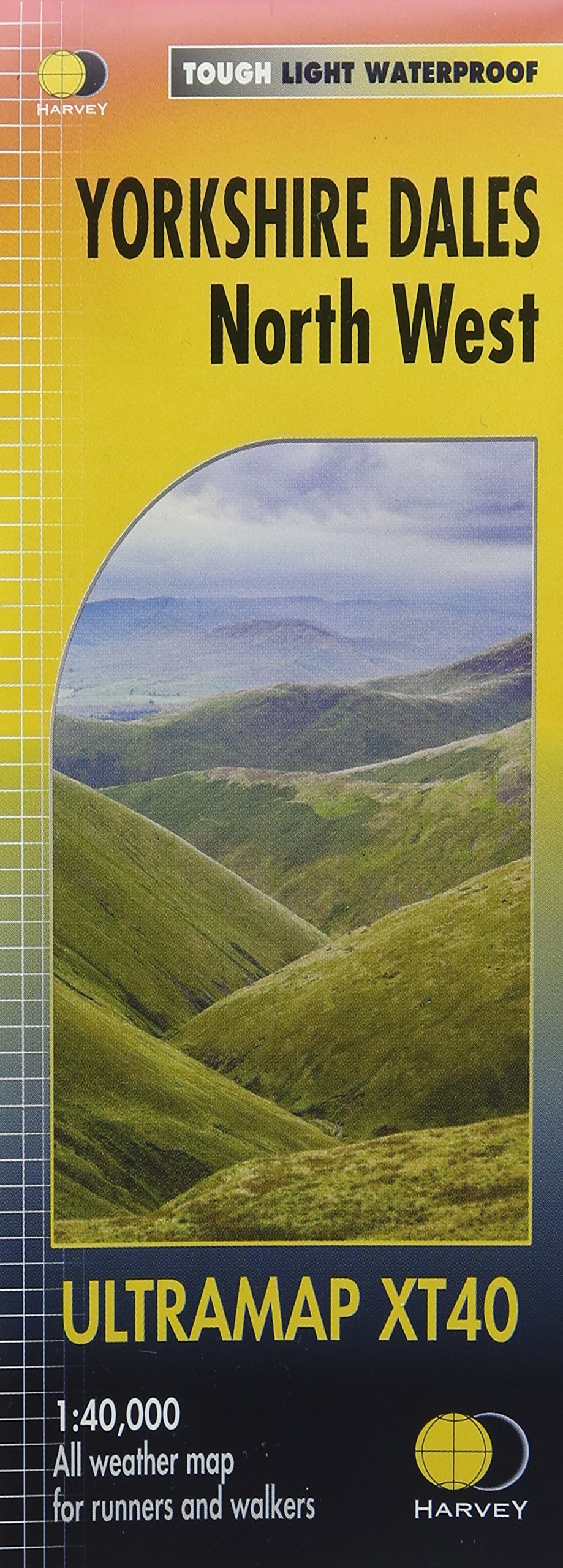 Yorkshire Dales North West Ultramap SHEET MAP FOLDED 9781851375813