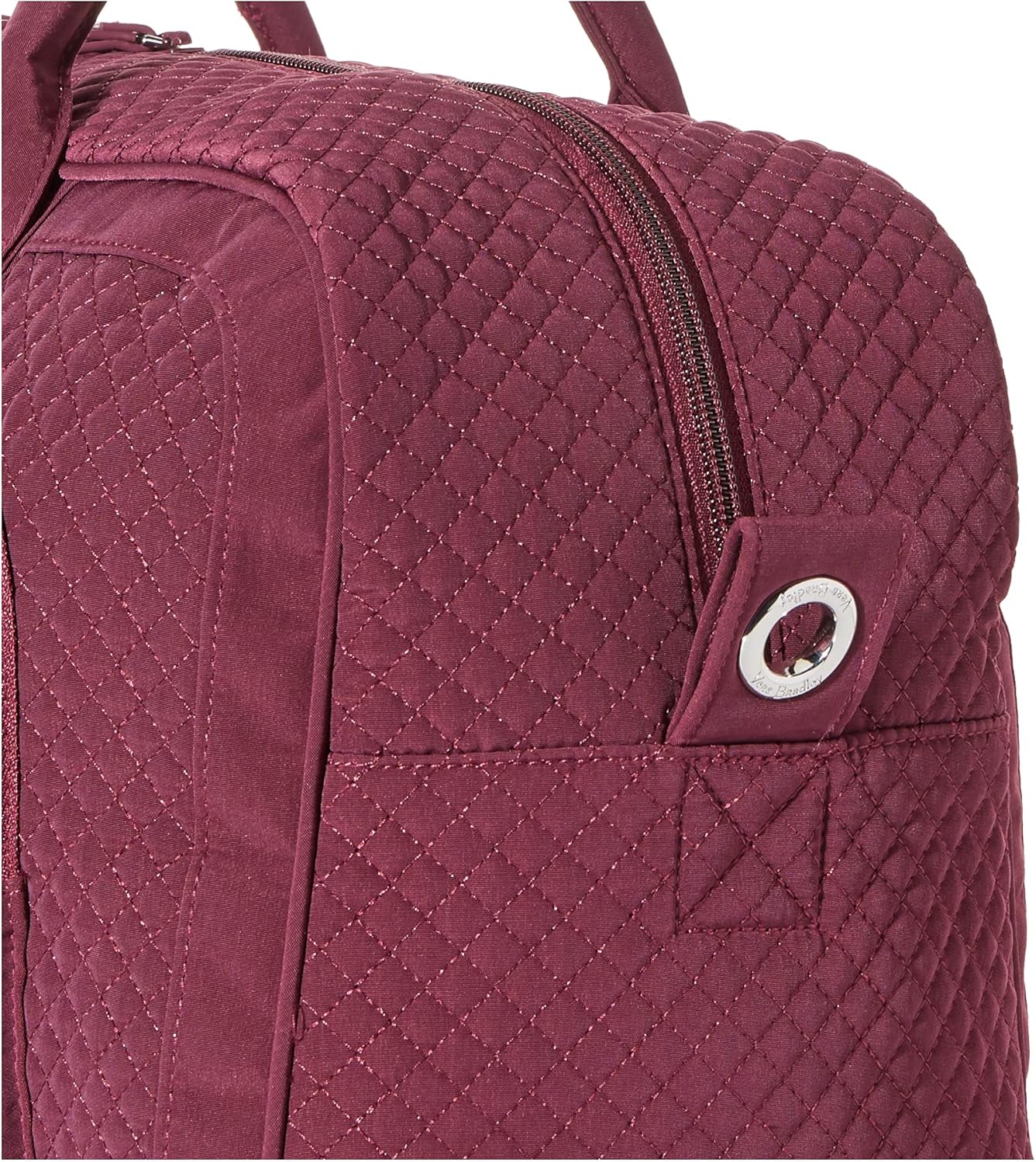 review Vera Bradley Microfiber Compact Weekender Travel Bag