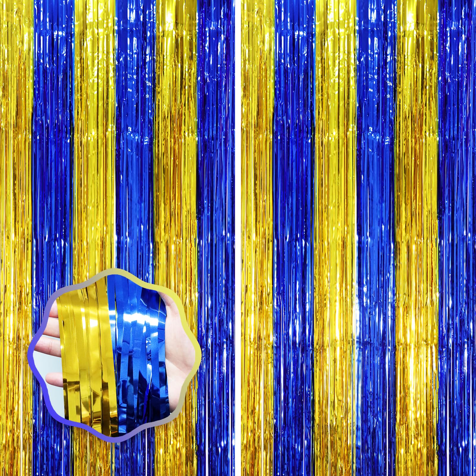 Pink Foil Fringe Backdrop - 3.3x6.6ft -12