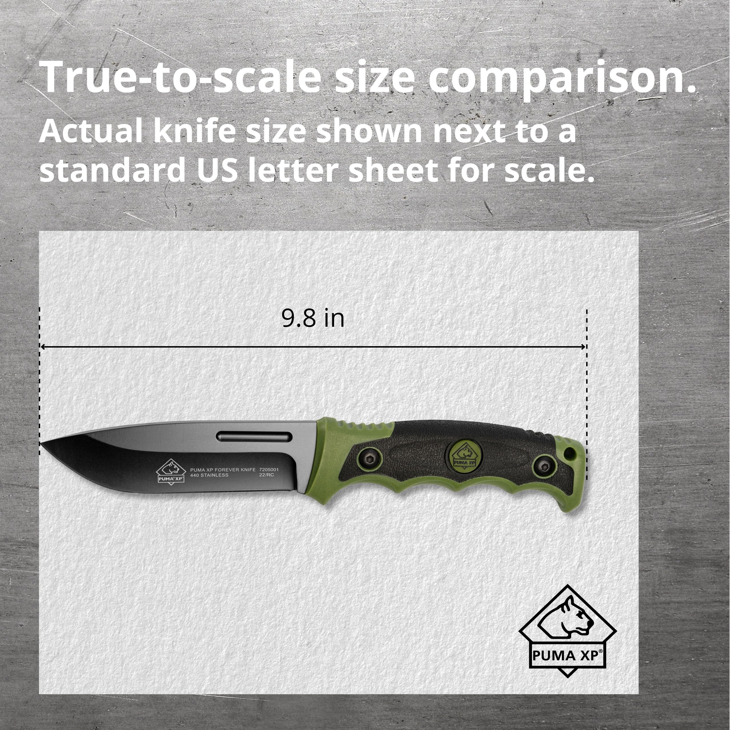 Amazon.com : Puma XP – Green Forever Survival Knife – Outdoor