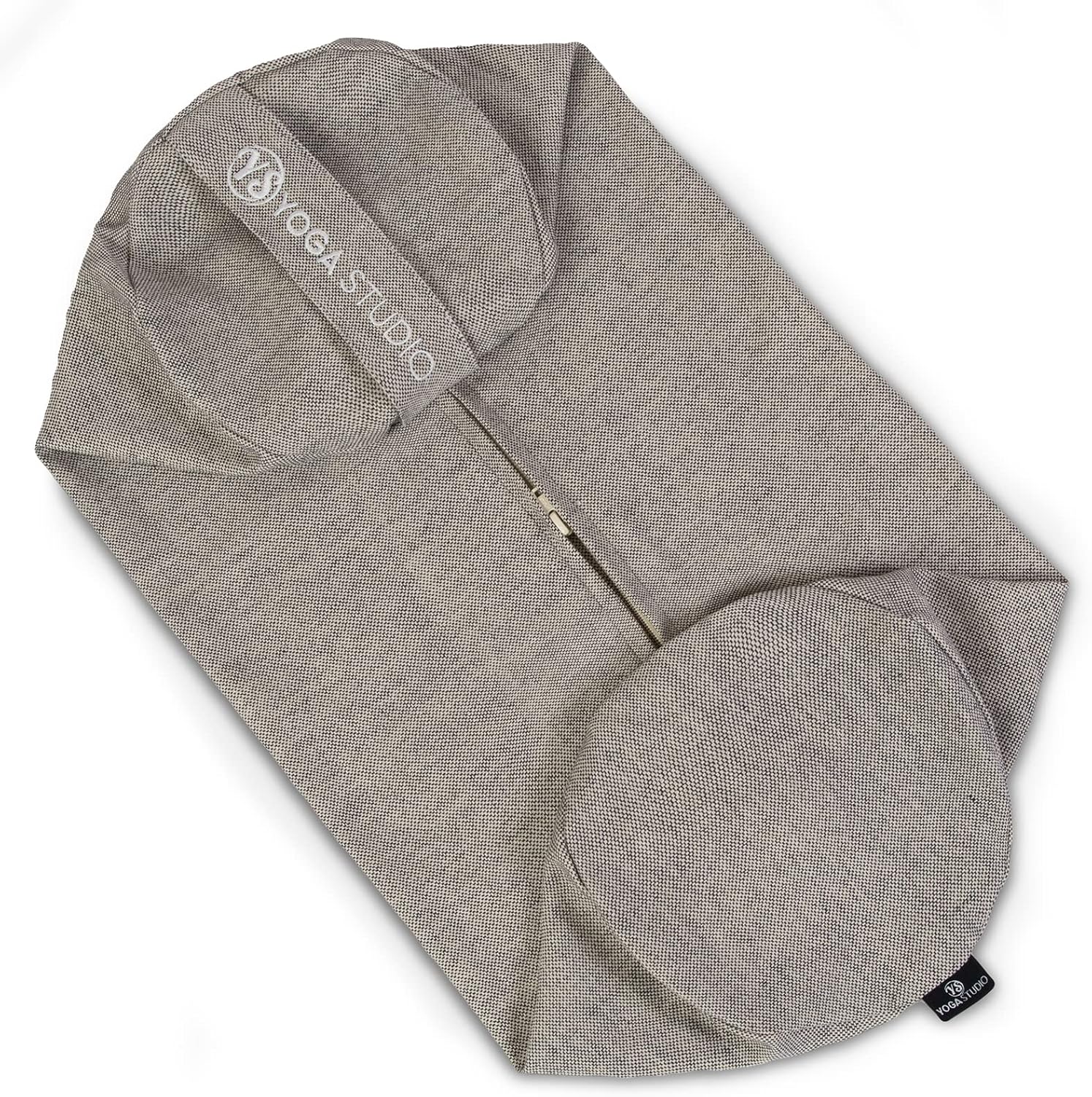 Yoga Studio Spare Organic Cotton Bolster Covers With Handle And Zipper (Natural Hemp)
