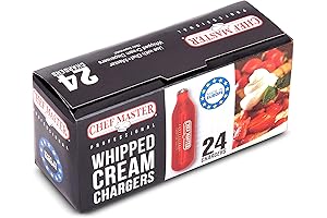Chef-Master N20 Whipped Cream Chargers - Pack of 24