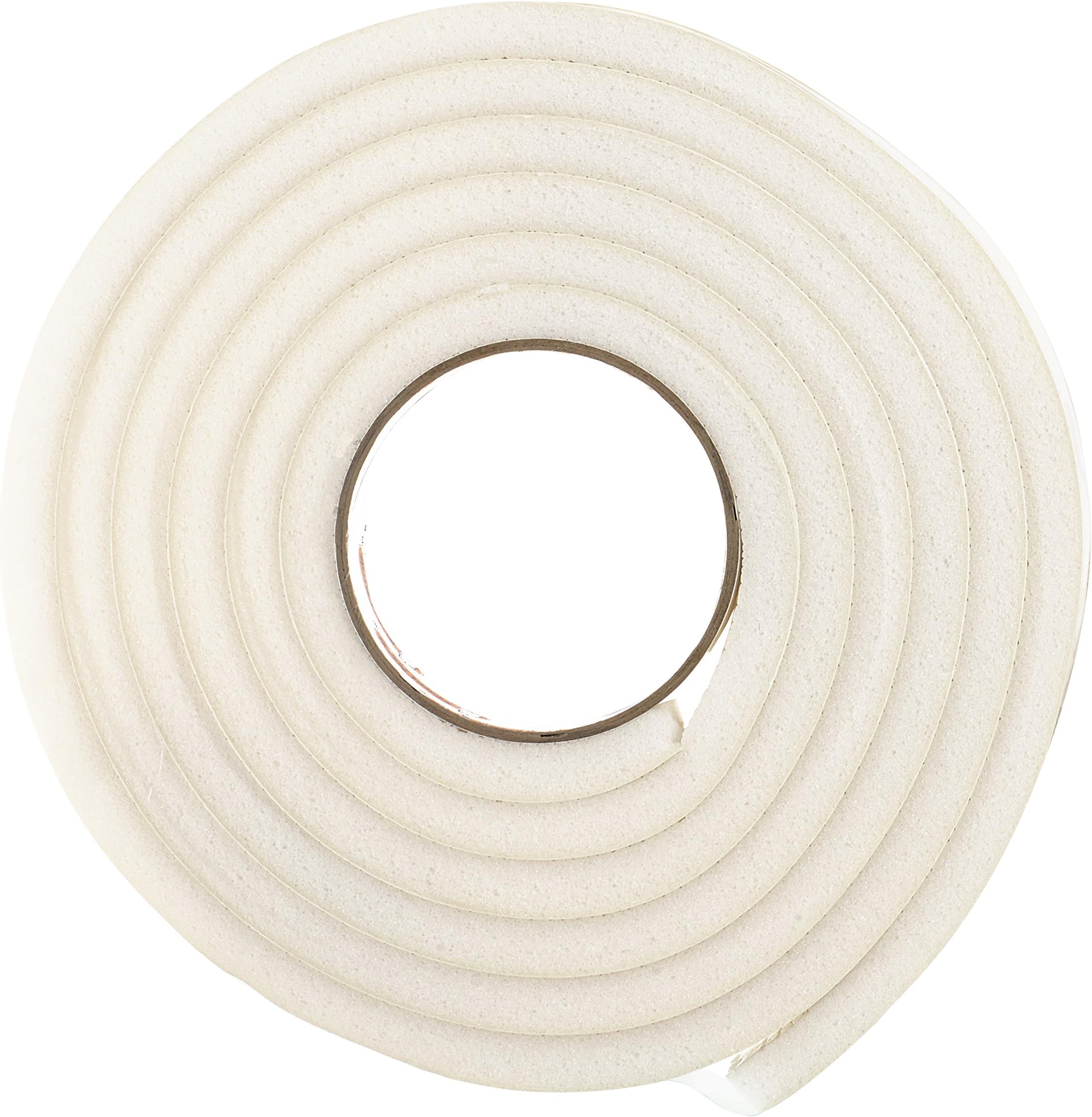 Frost King R738WH Rubber Foam Self-Stick Weatherseal Tape with Minimum Compression, White