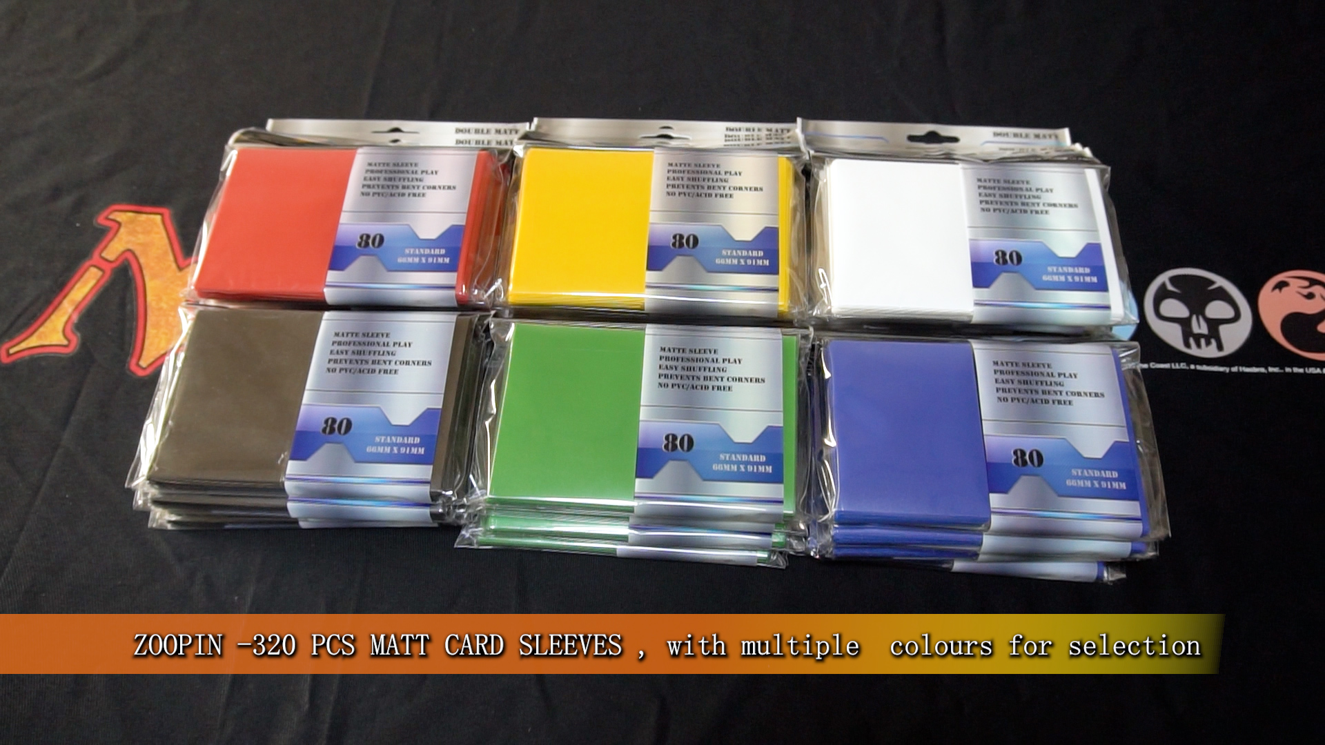 Watch Zoopin Double Matte Card Sleeves on Amazon Live