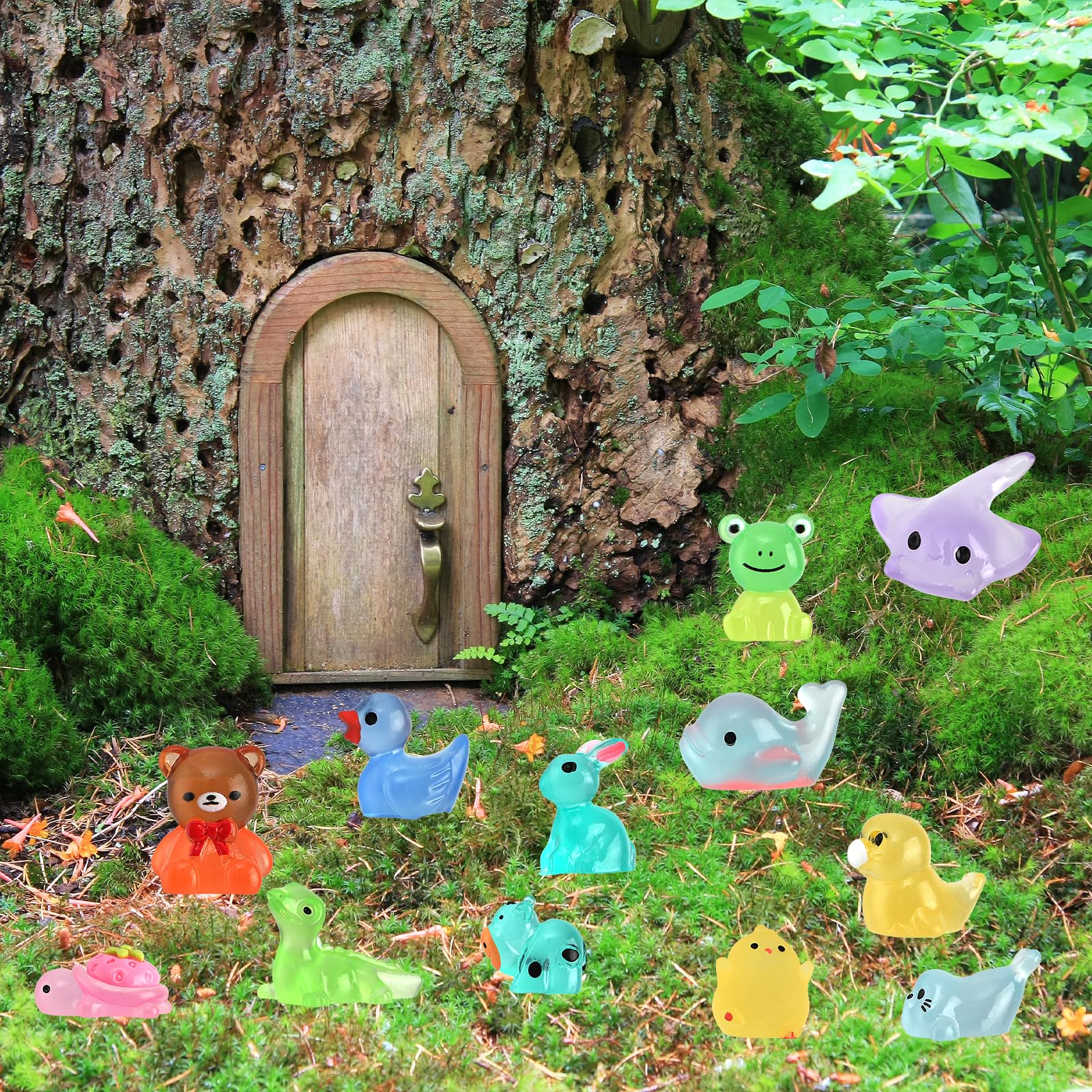 130pcs Mini Resin Animal Figures – Tiny Figurines For Fairy Gardens, Plant Crafts, Aquarium Decor - View #4