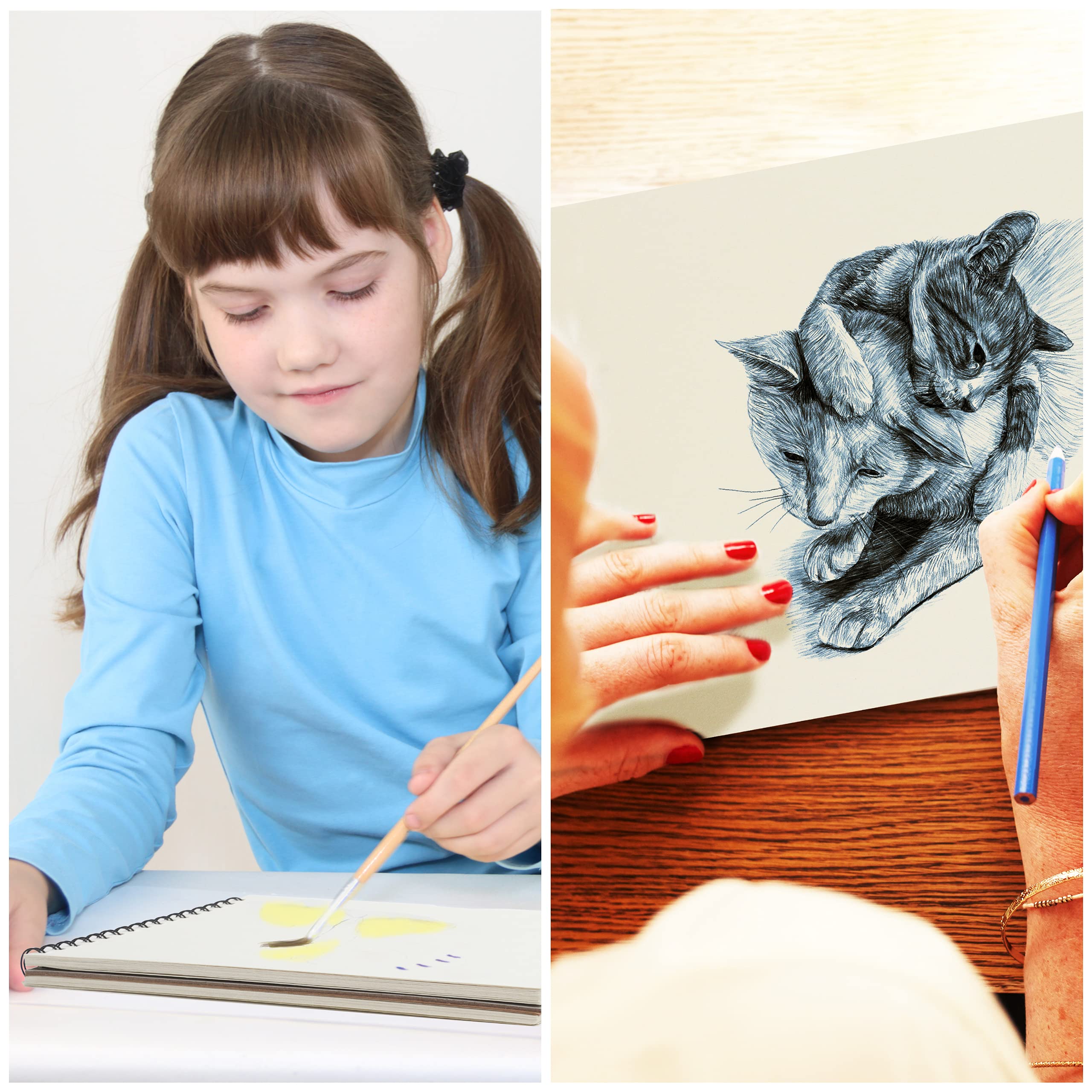 Carnet De Croquis D'artistes A4, Livre De Dessin à Spirale