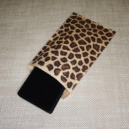 Miniatura 3 de CuteBox Bolsas de regalo de papel plano de cebra / leopardo, 100 unidades (4 x 6 pulgadas) para mercancía, manualidades, recuerdos de fiesta,