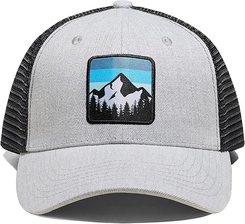 Miniatura 2 de Mountains Sky Trucker - Sombrero de malla para exteriores para hombres y mujeres, gorra de béisbol ajustable a presión