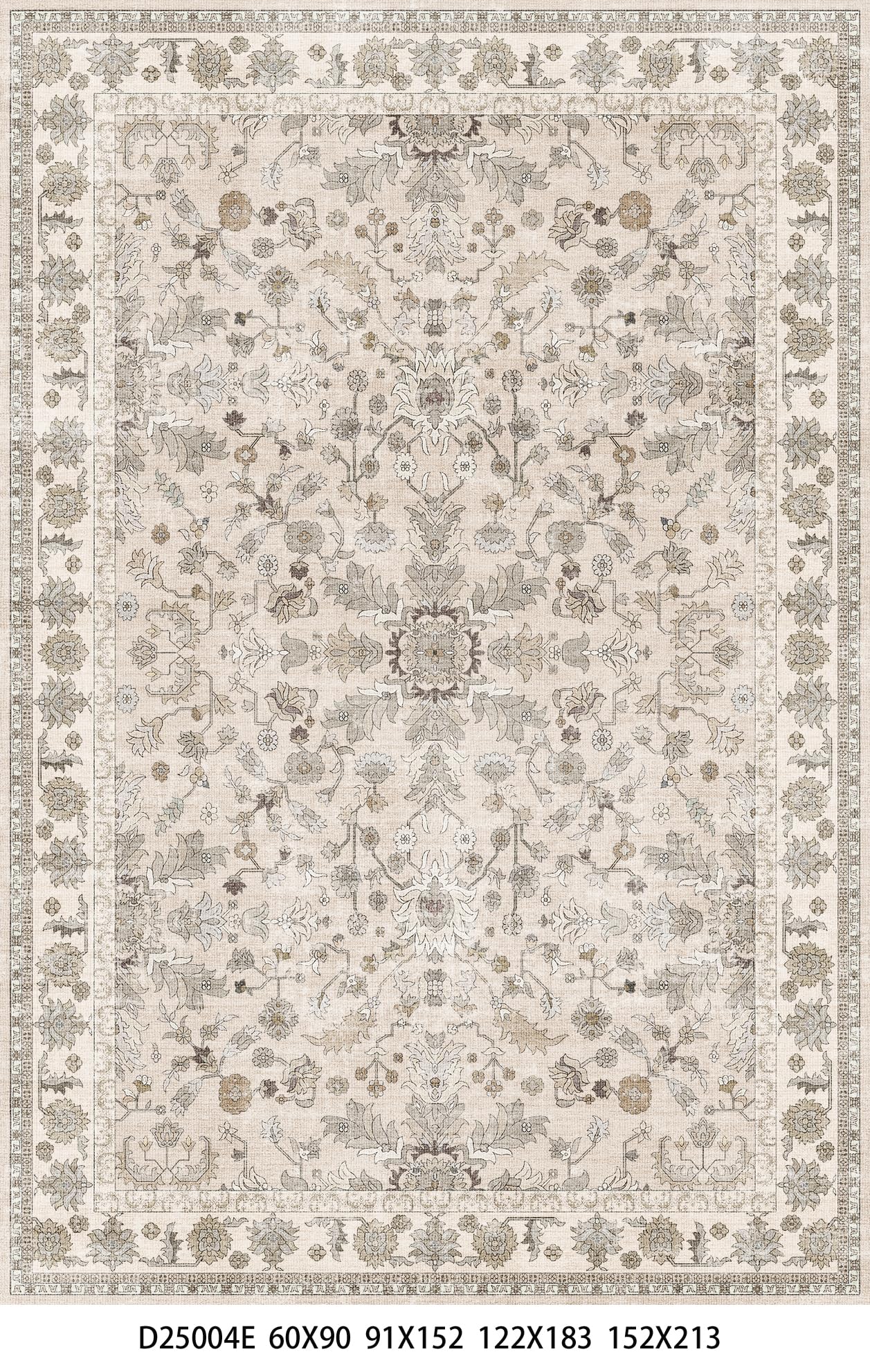 3-Piece Boho Kitchen Rug Set - Non-Slip & Washable -31