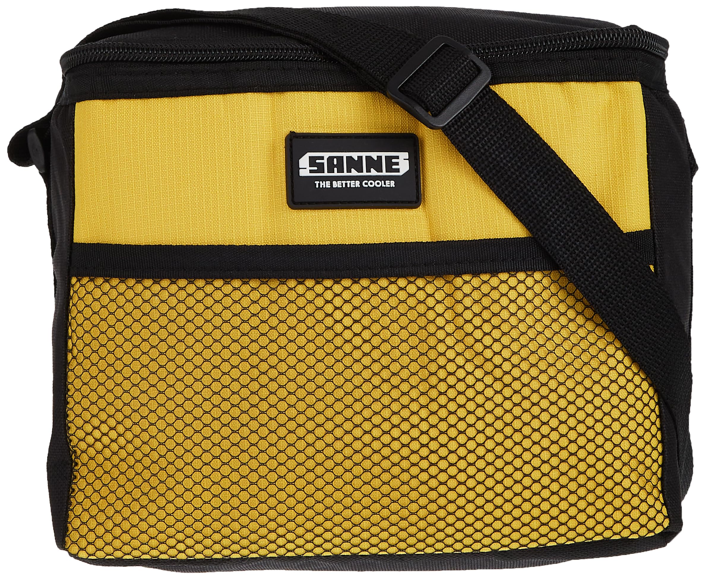 Sannea Insulated Cooler Lunch Bag for office/Picnic, Yellow - BD-CLR-1012