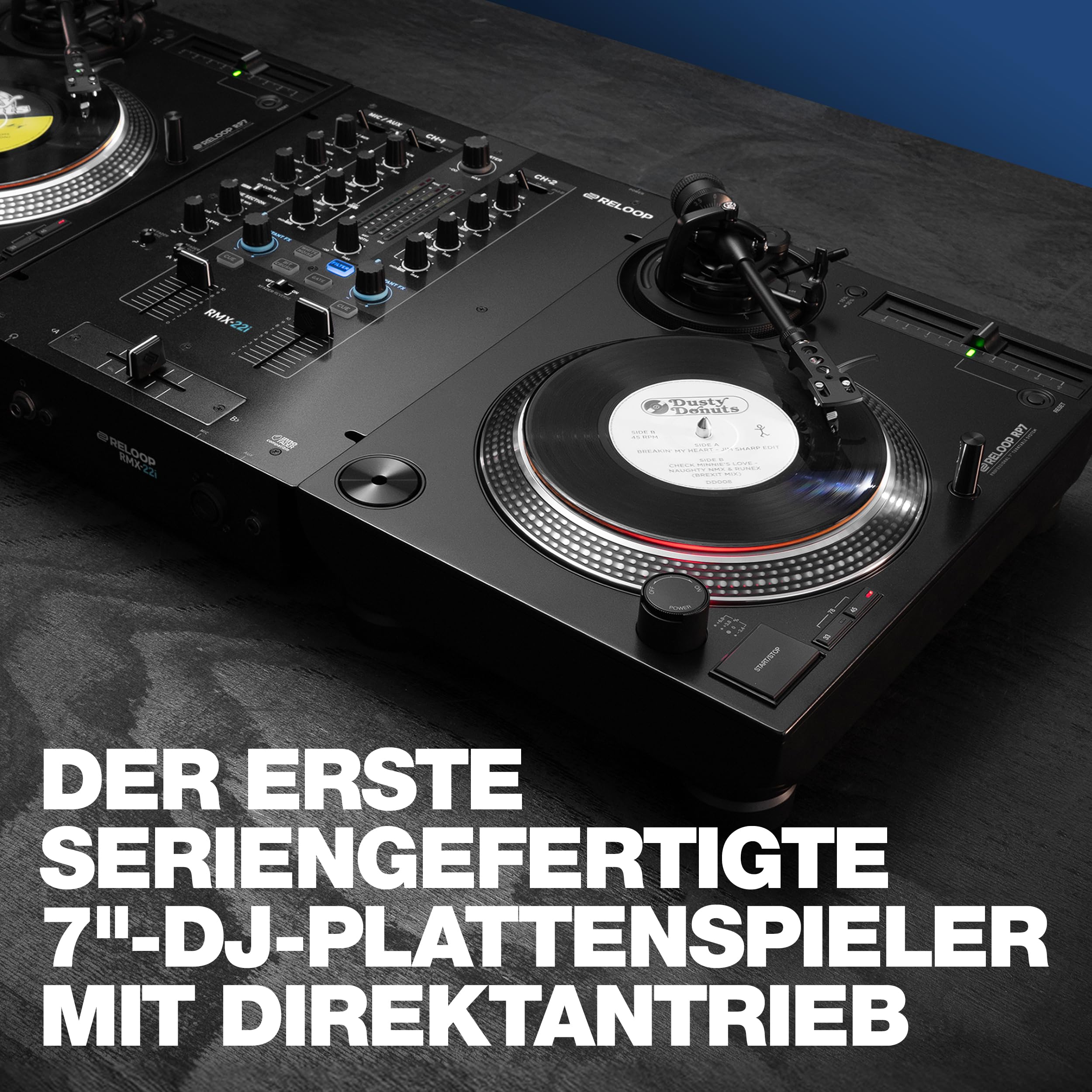 Reloop RP-7 - DJ-Plattenspieler für 7''-Vinyl