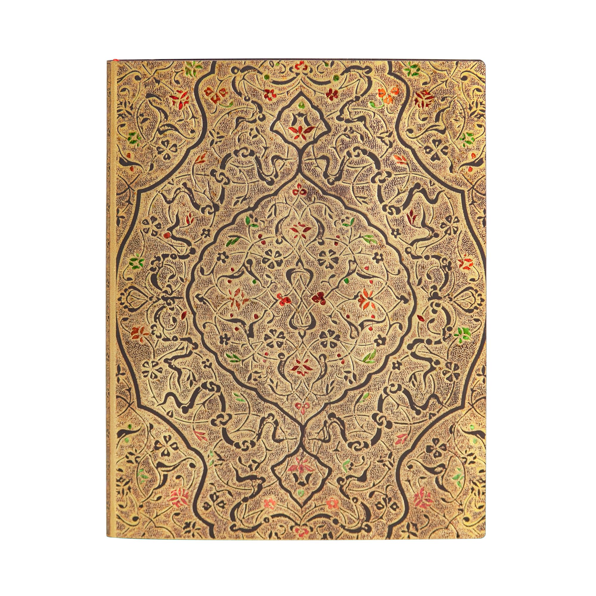Paperblanks | Softcover Flexis | Zahra | Unlined | Ultra (180 × 230 mm) (Arabic Artistry), FB6451-0 (Poetry in Bloom)