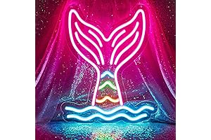 Captivating Mermaid Neon Sign: Illuminate Your Girl's Room with Enchanting Sea Magic