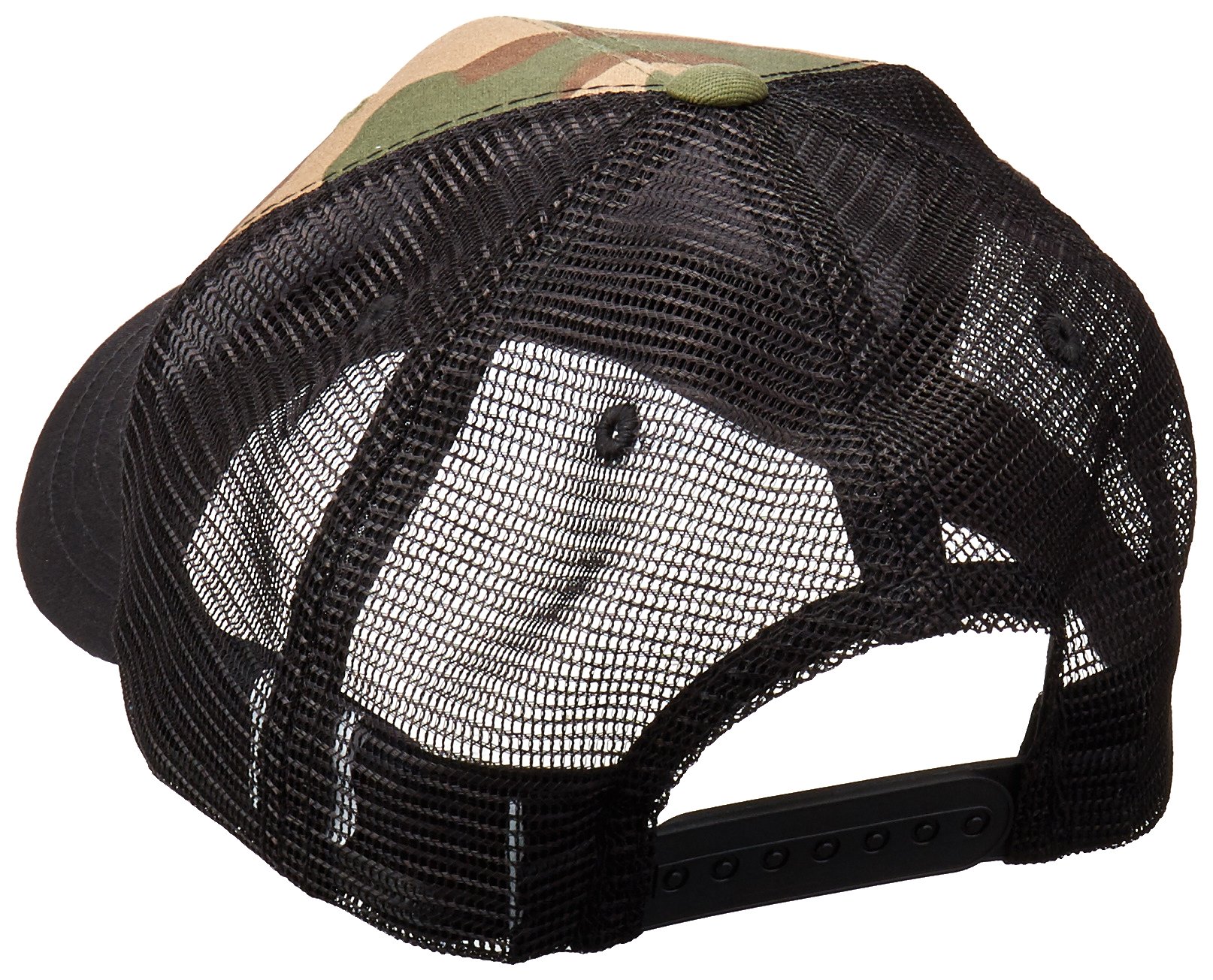 Decky - Cotton Curve Bill Trucker, Cotton Curve Bill Trucker - Berretto da Baseball, Colore: Nero/Bosco/Nero Uomo