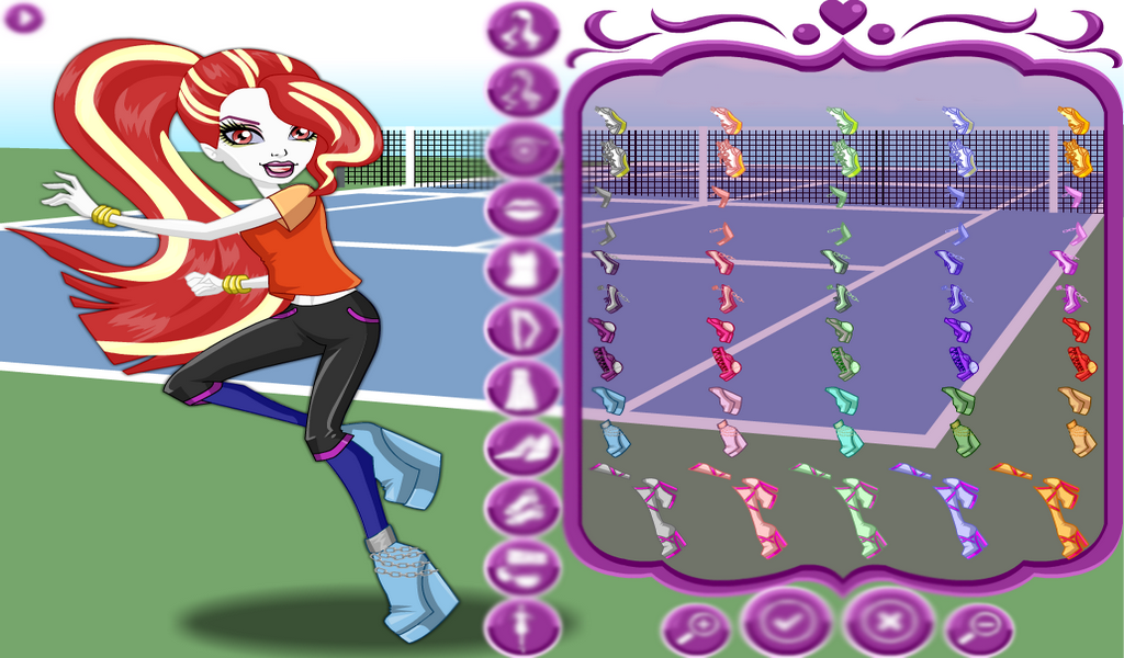Aplicacin Dress up monster Spectra for tennis en Amazon Appstore