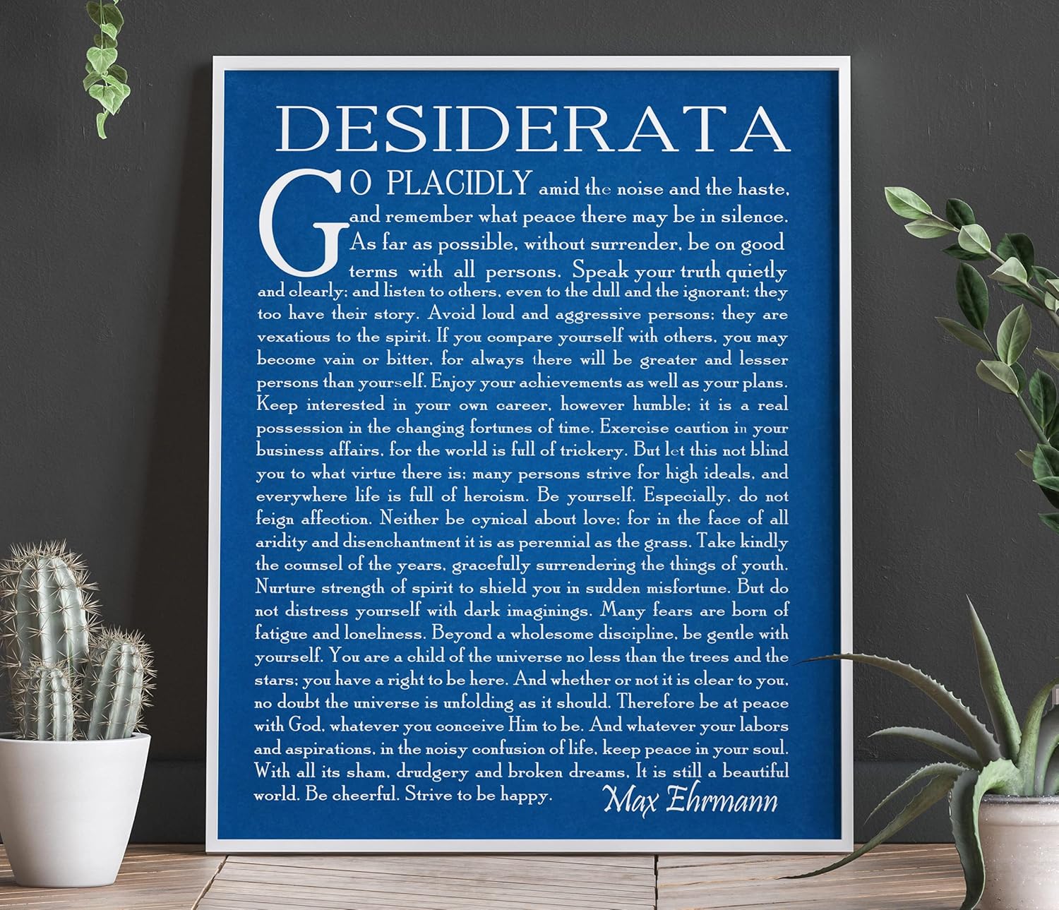 desiderata-poem-graduation-gift-max-erhmann-1927-martinique-ubuy for Desiderata Printable Pdf Free Download Desiderata Poem Graduation Gift - Max Erhmann 1927 Martinique | Ubuy for Desiderata Printable Pdf Free Download