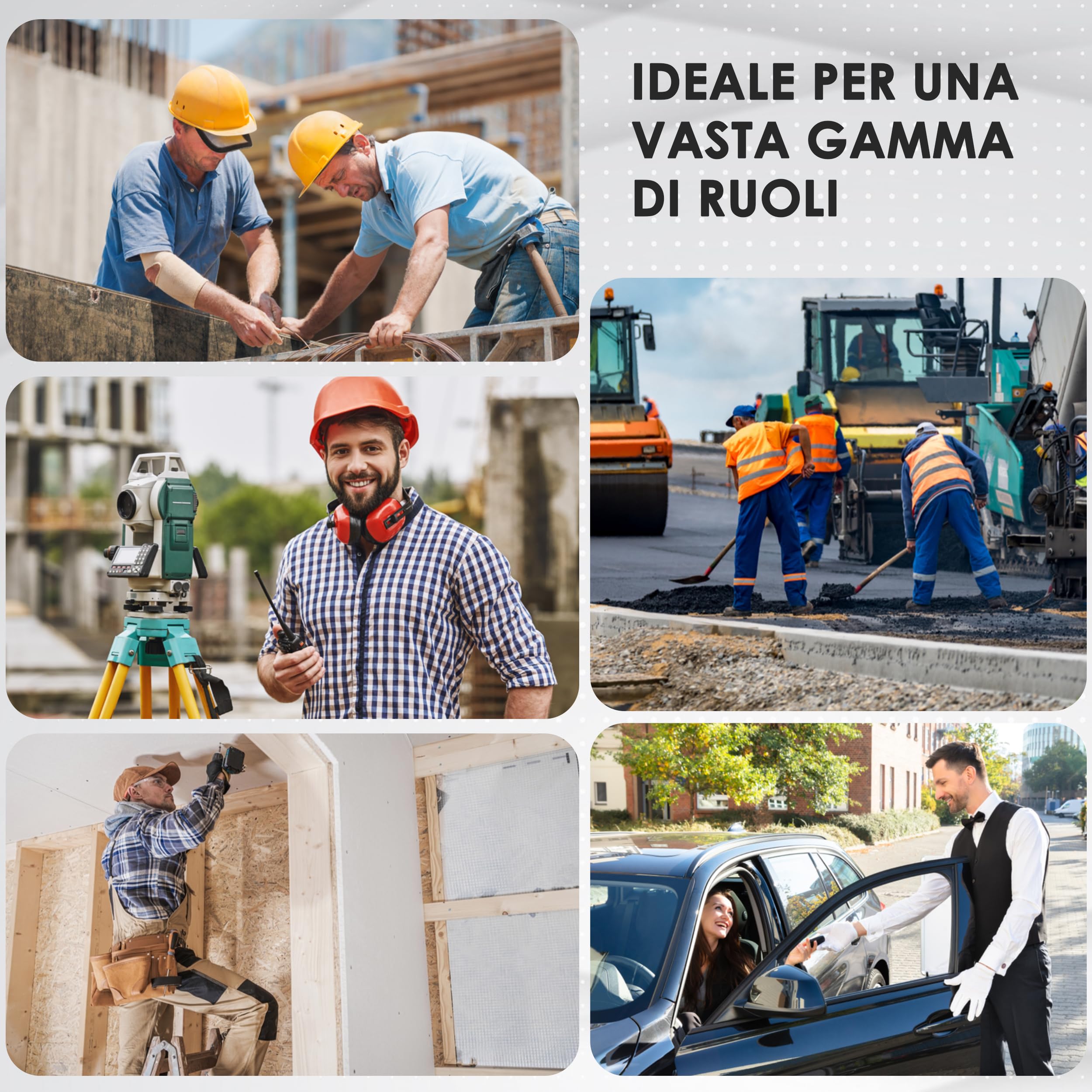 Giubbotto riflettente di segnalazione - Gilet di sicurezza riflettente - Gilet ad alta visibilità per uomo e donna - Gilet visibile per lavoro, ciclismo, edilizia - Arancia - M