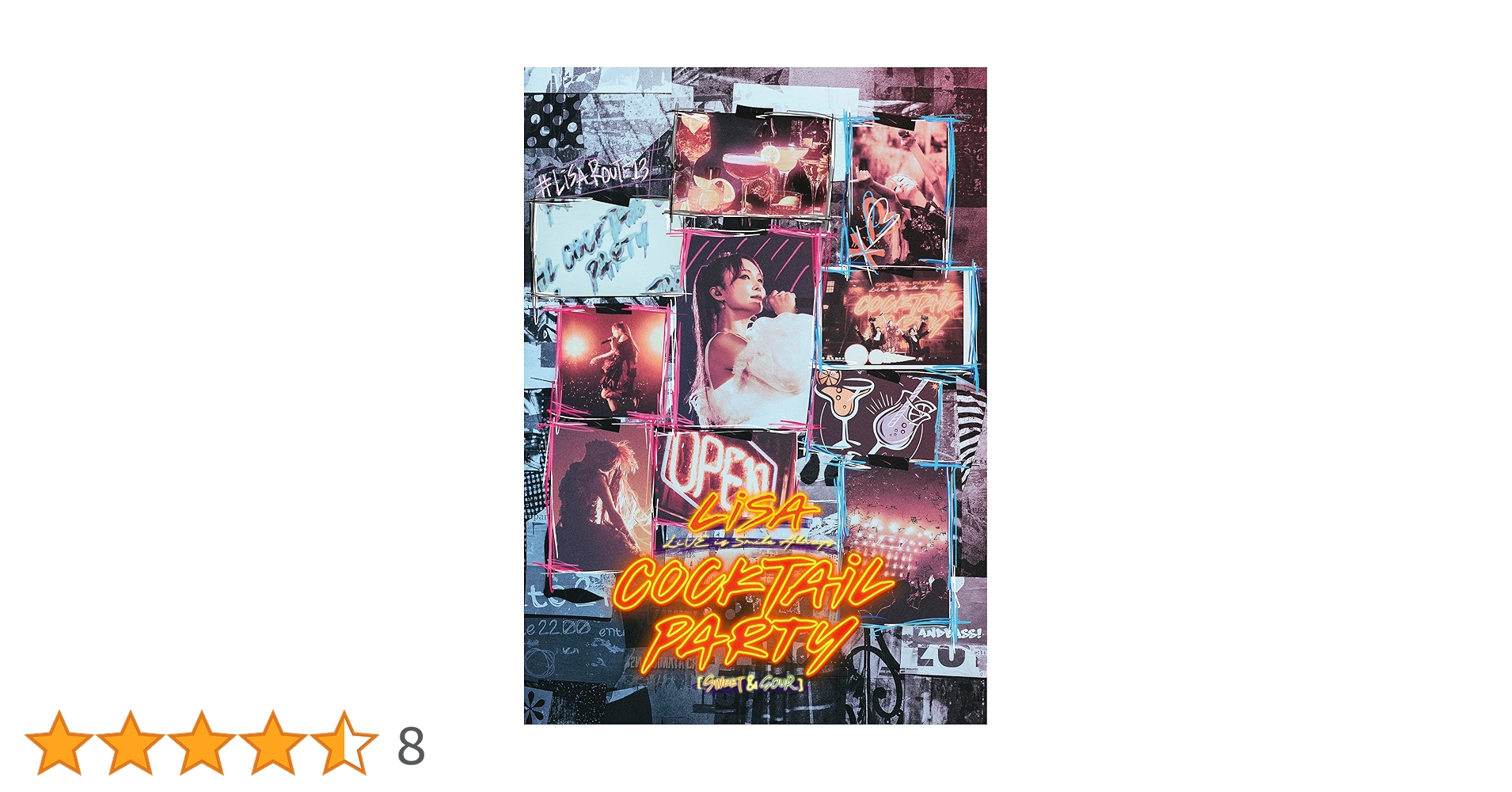 LiSA ライブDVD「COCKTAiL PARTY」通常盤 クリアファイル付 8/27