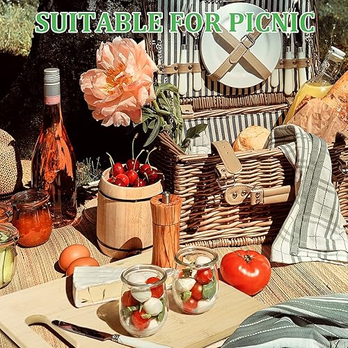 Miniatura 7 de Juego de 12 tablas de cortar de bambú con asa tabla de cortar gruesa para cocina y comedor tabla de cortar de bambú lisa para grabar regalo