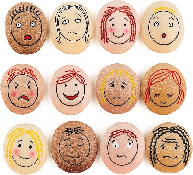 Yellow Door YD1021 Emotion Stones Set, 12 pieces