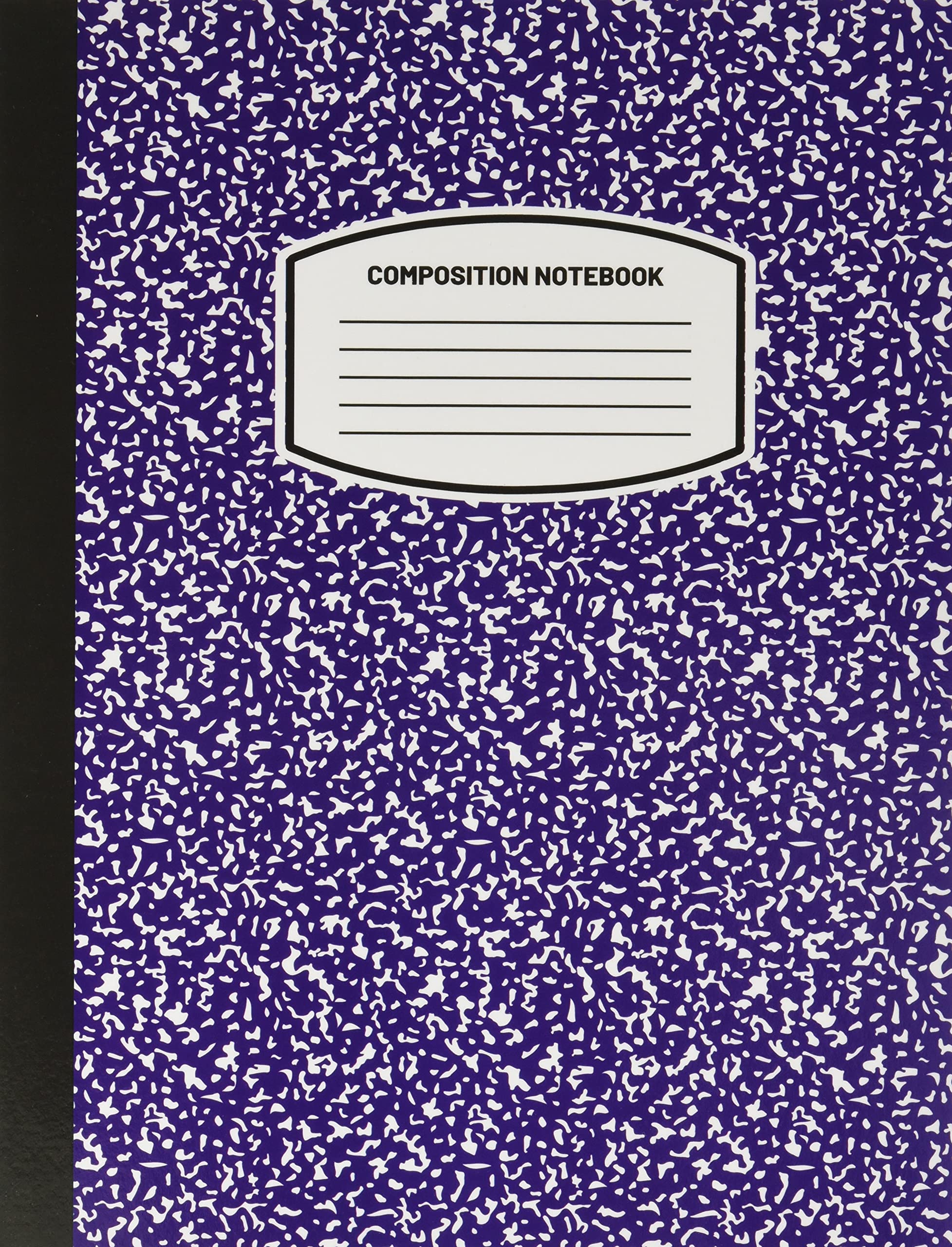 Classic Composition Notebook: (8.5x11) Wide Ruled Lined Paper Notebook Journal (Navy Blue) (Notebook for Kids, Teens, Students, Adults) Back to School and Writing Notes