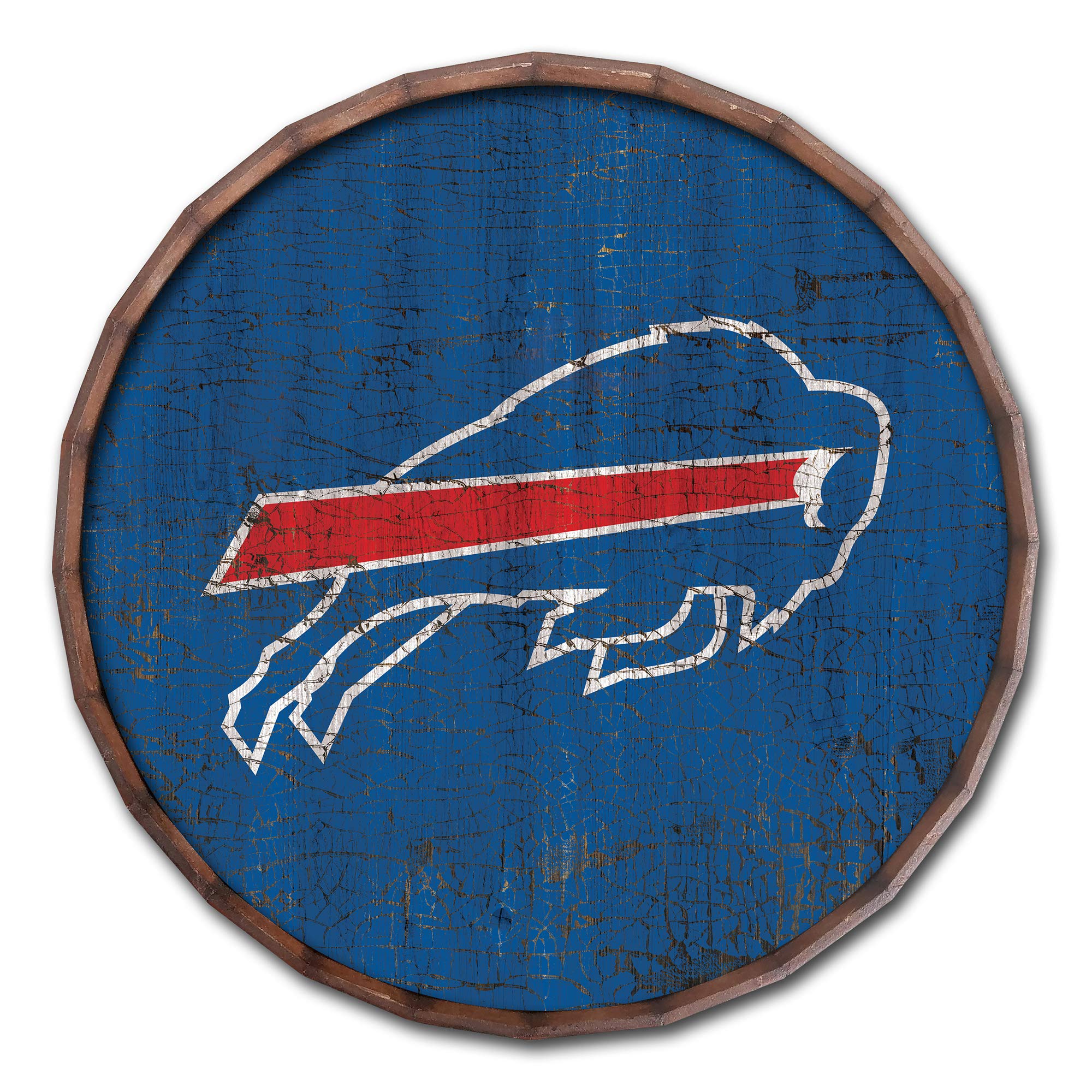 Fan Creations NFL Carolina Panthers Unisex Buffalo Bills Cracked Color 16" Barrel Top, Team color, 16"