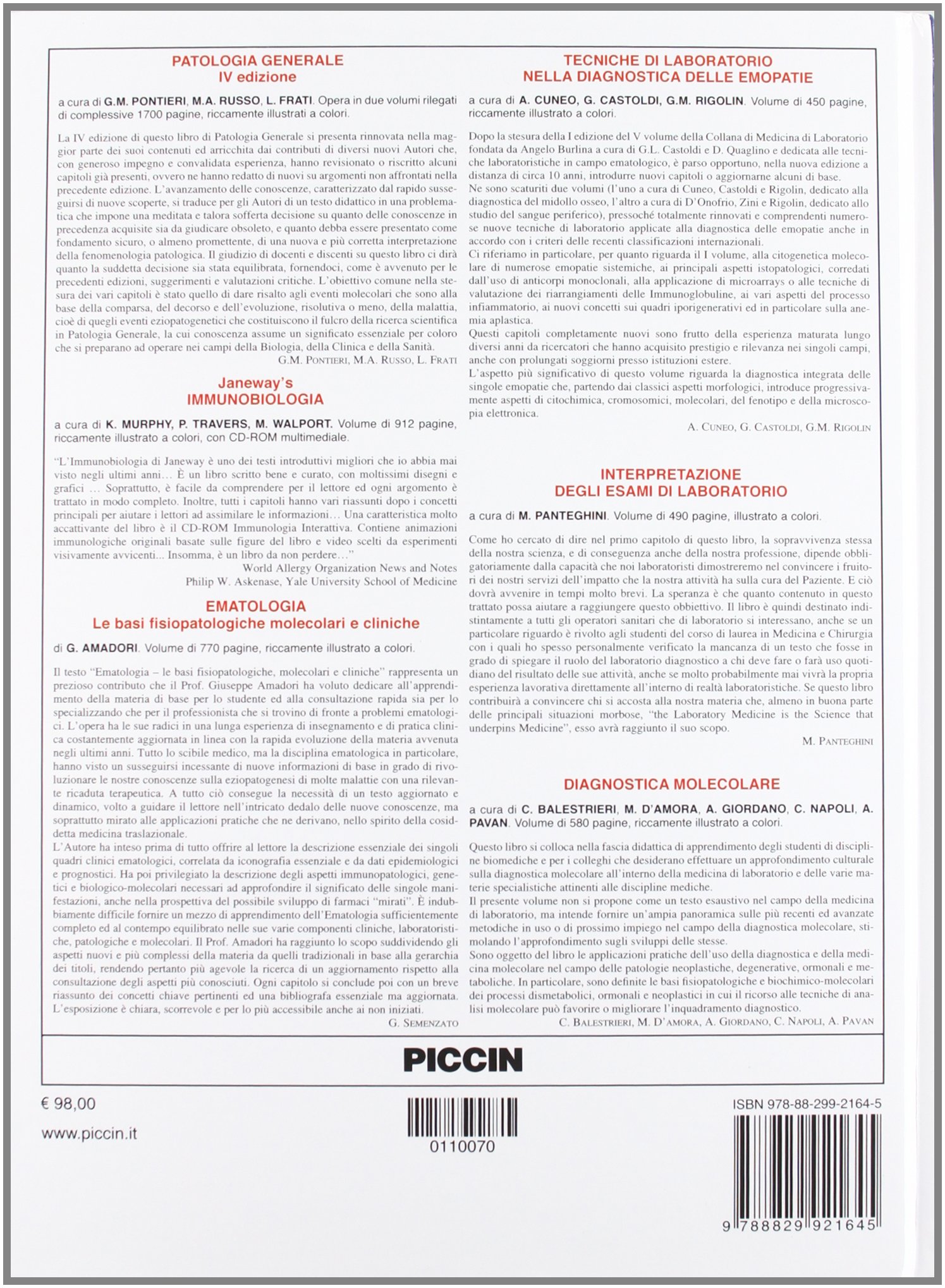 Medicina di laboratorio logica & patologia clinica
