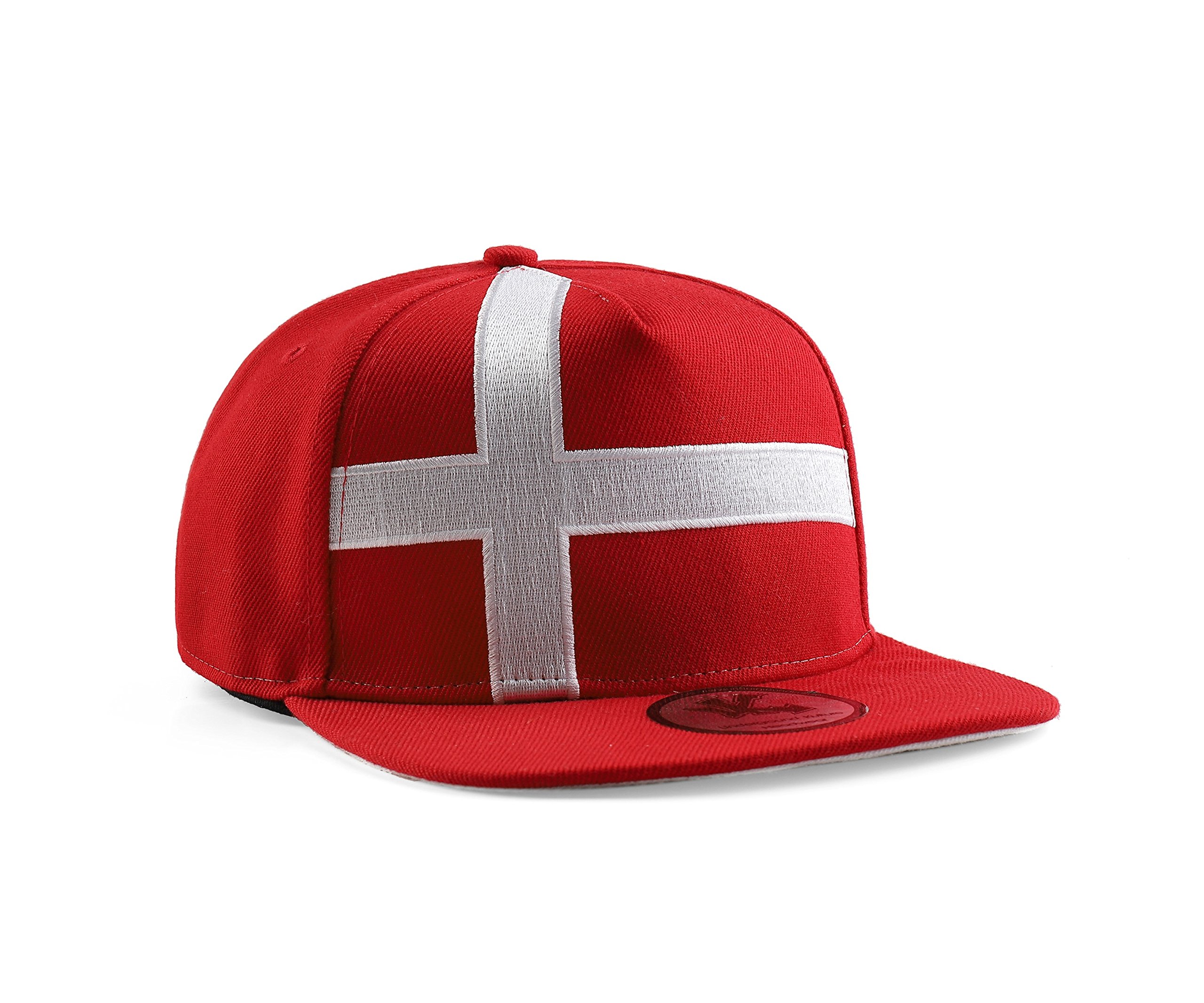 Underground Kulture Denmark Red Snapback Baseball Cap