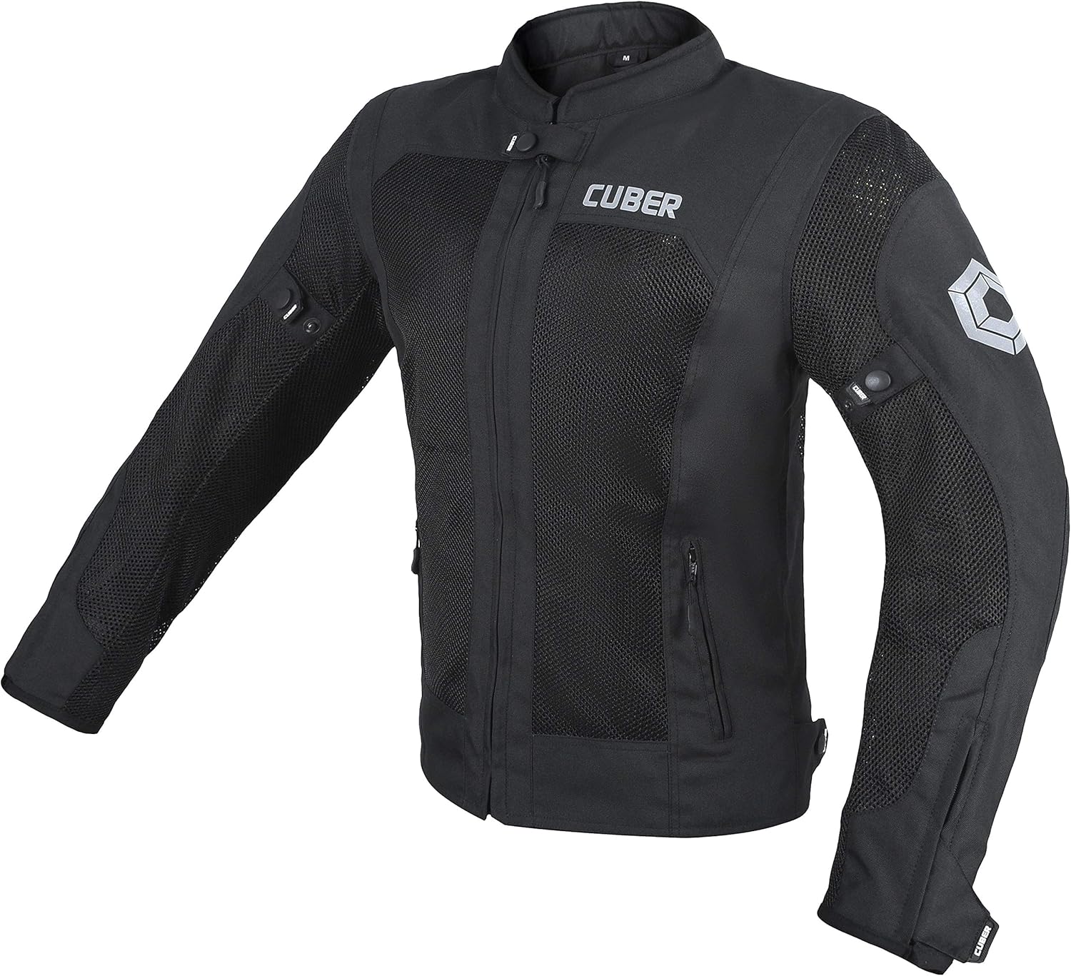 Cuber Motorcycle Mesh Jacket Riding Air Biker Jacket CE Armored Breathable Summer Motorbike Jacket Men : Automotive