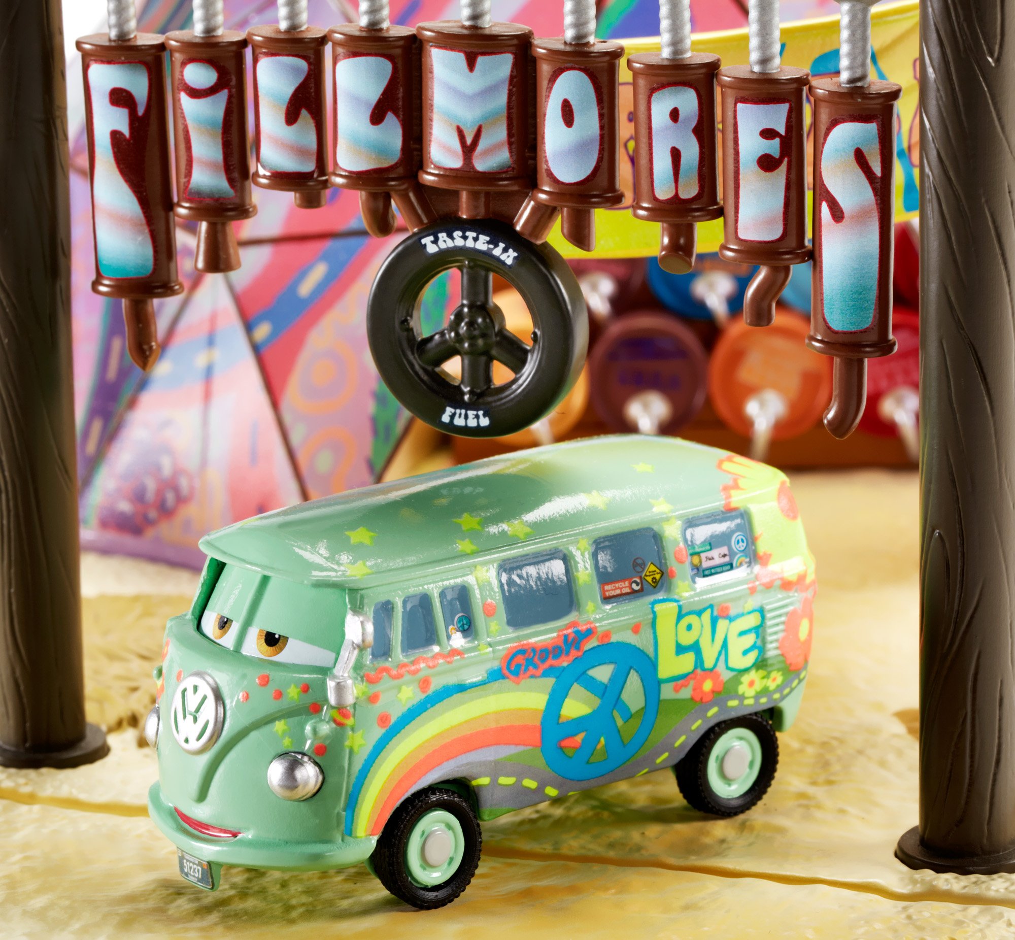 Disney Pixar Cars Precision Series Fillmore's Taste-in : Amazon.sg