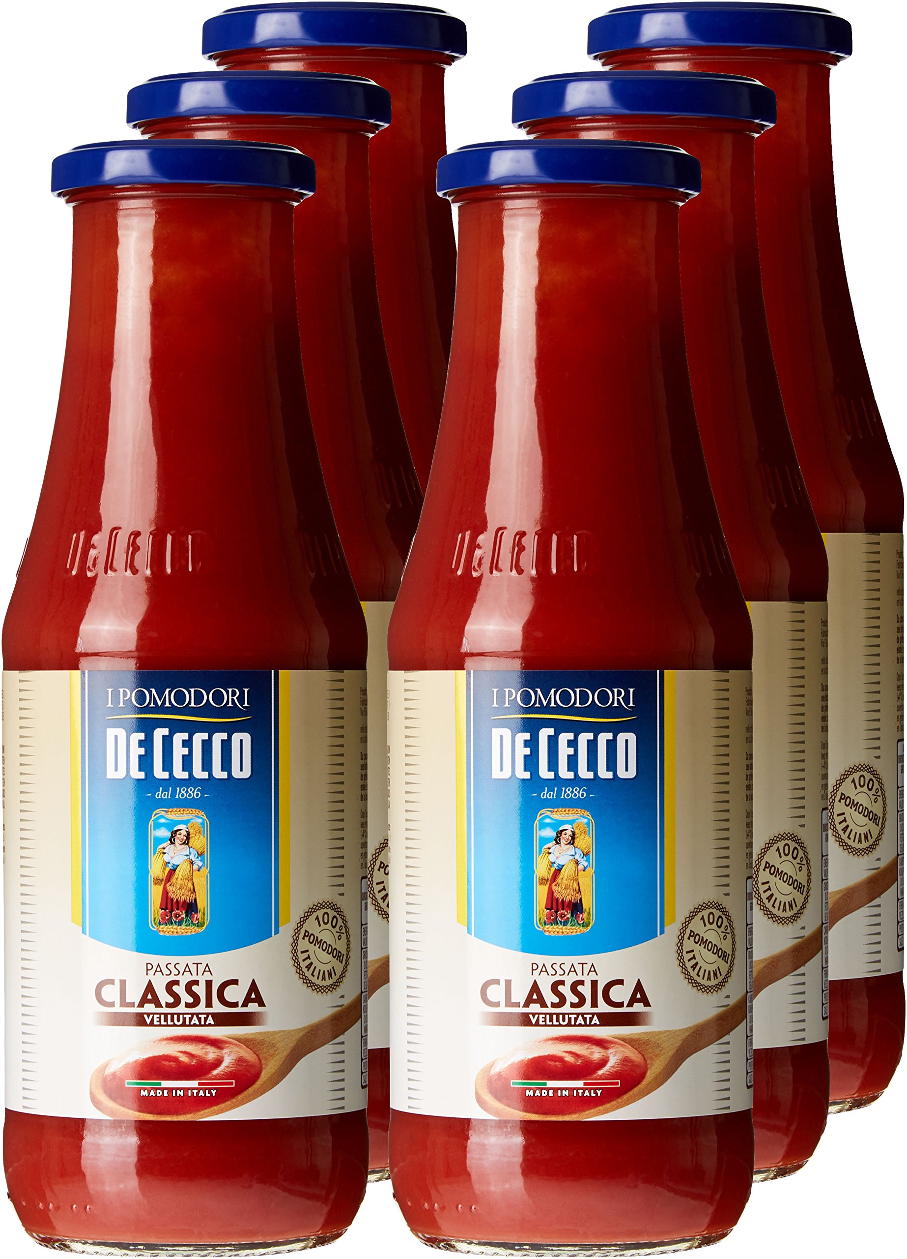 De Cecco Purée de Tomates Classique 700 g - Lot de 6
