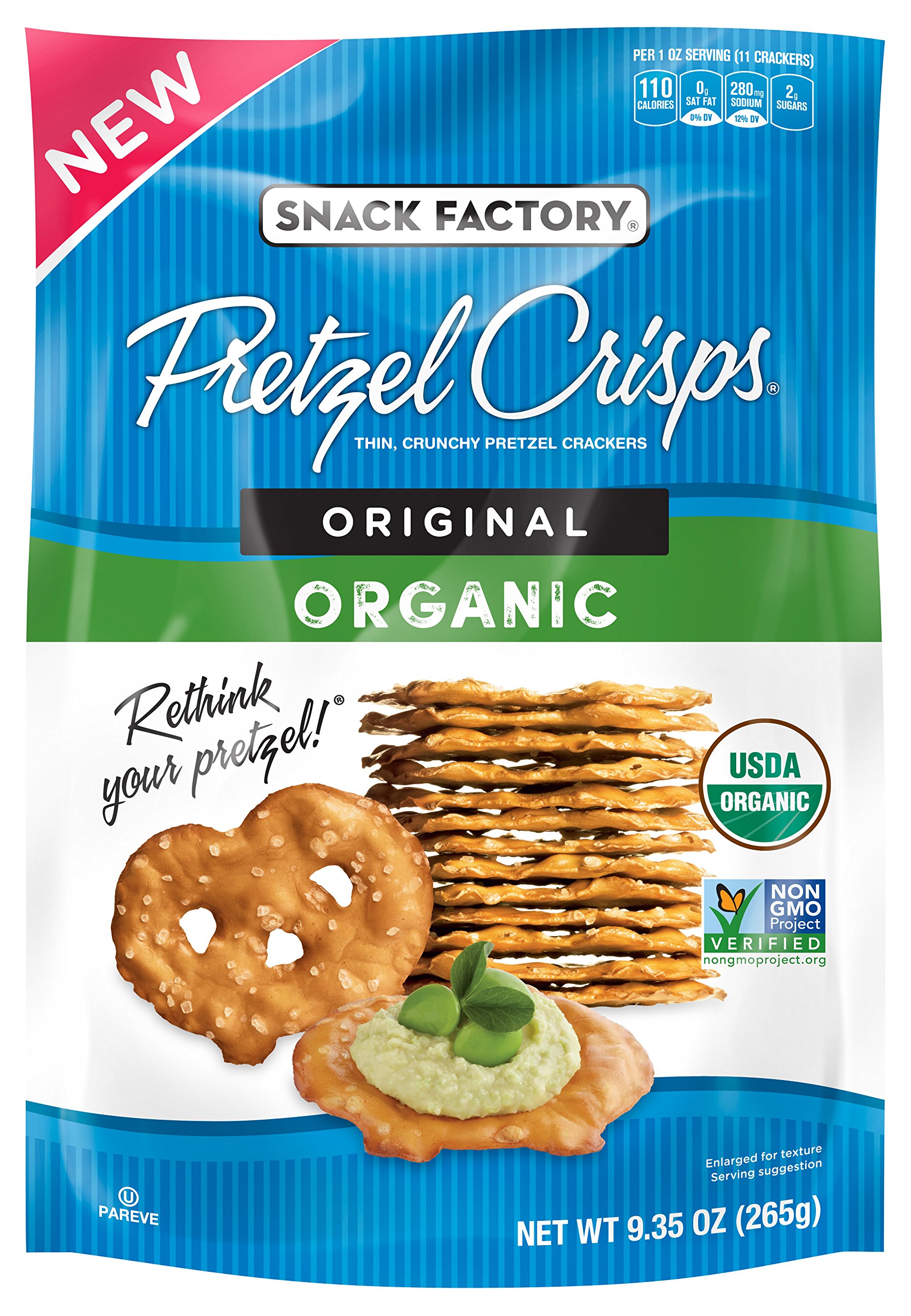 SNACK FACTORY PRETZEL CRSP ORIGINAL ORG 9.35 OZ