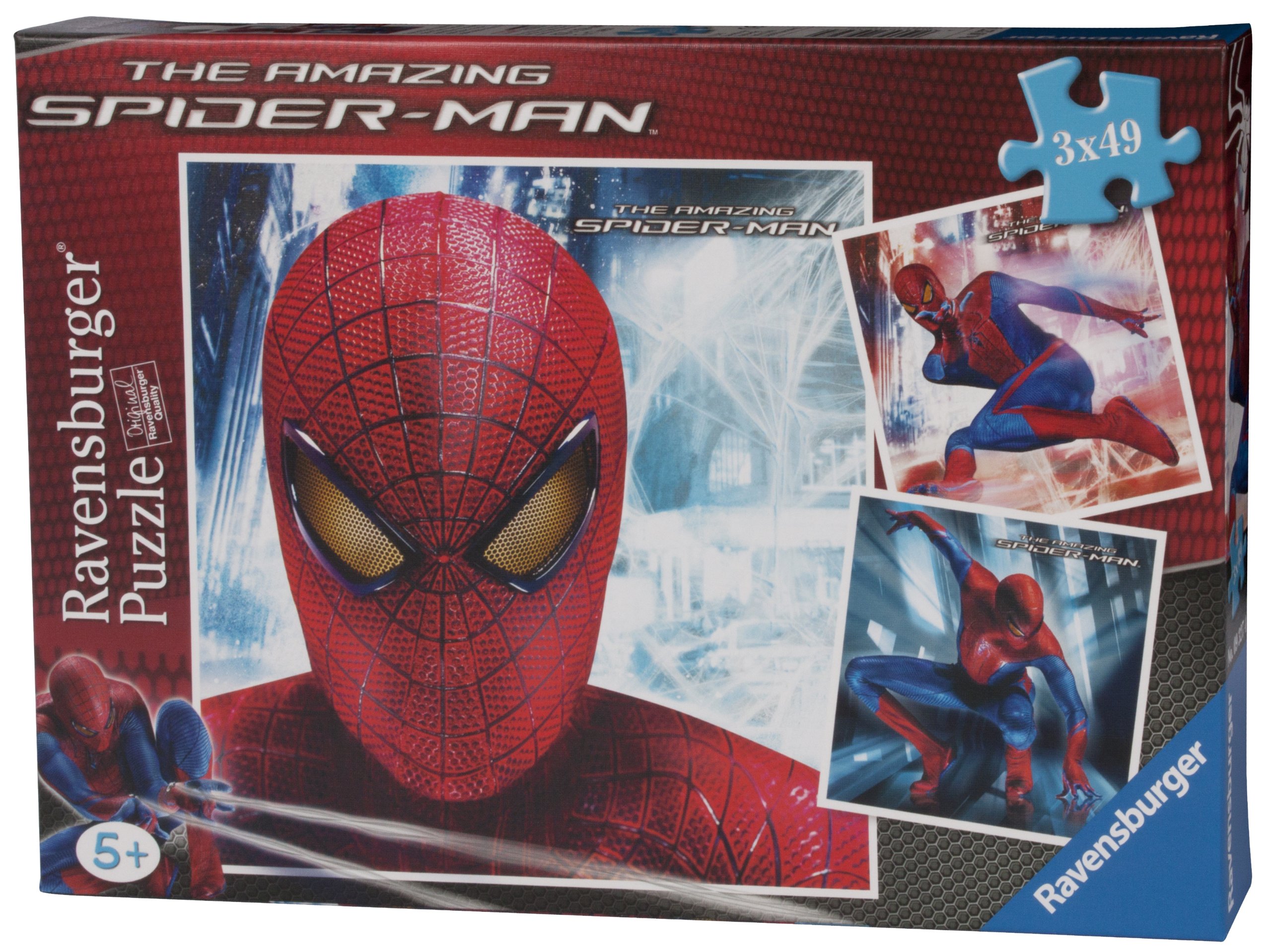 Ravensburger – Coffret 3 Puzzles Spider-Man 49 Pièces Chacun – Dès 5 Ans, Avec Posters – Fabriqué En Europe