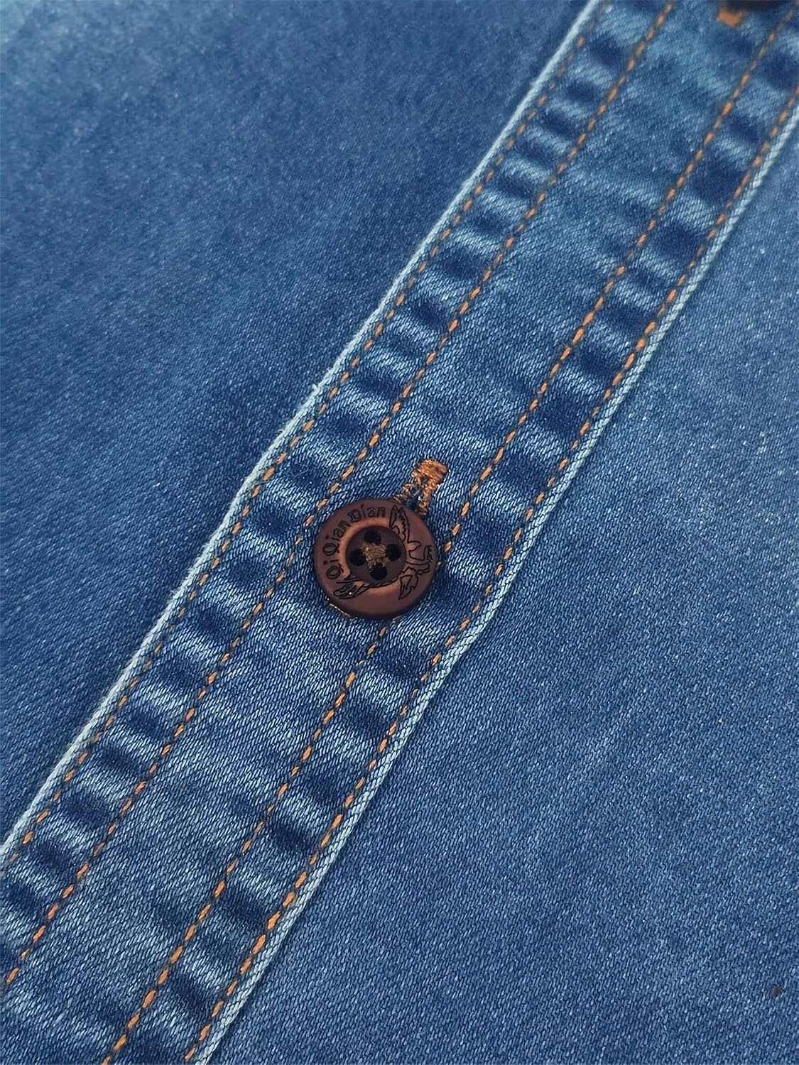 Men's Denim Jacket Long Sleeve Casual Outerwear With Versatile Pocket For Office Must-Have For Everyday Use