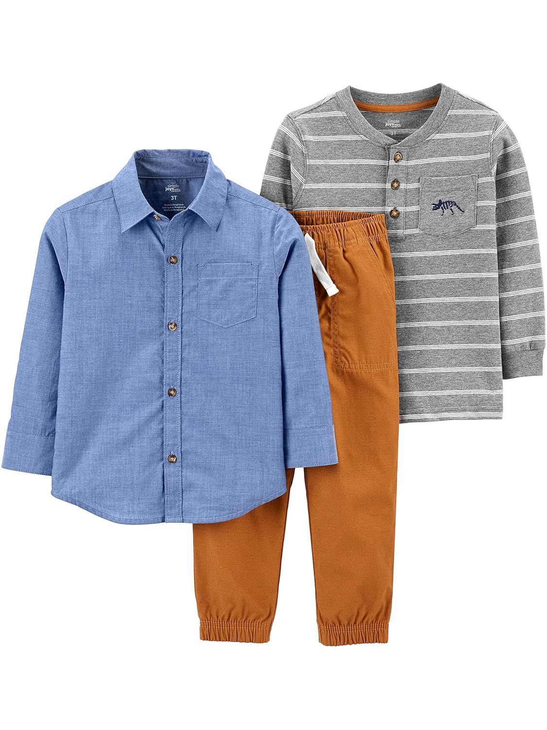 Simple Joys by Carters baby-boys 3-piece Playwear Set