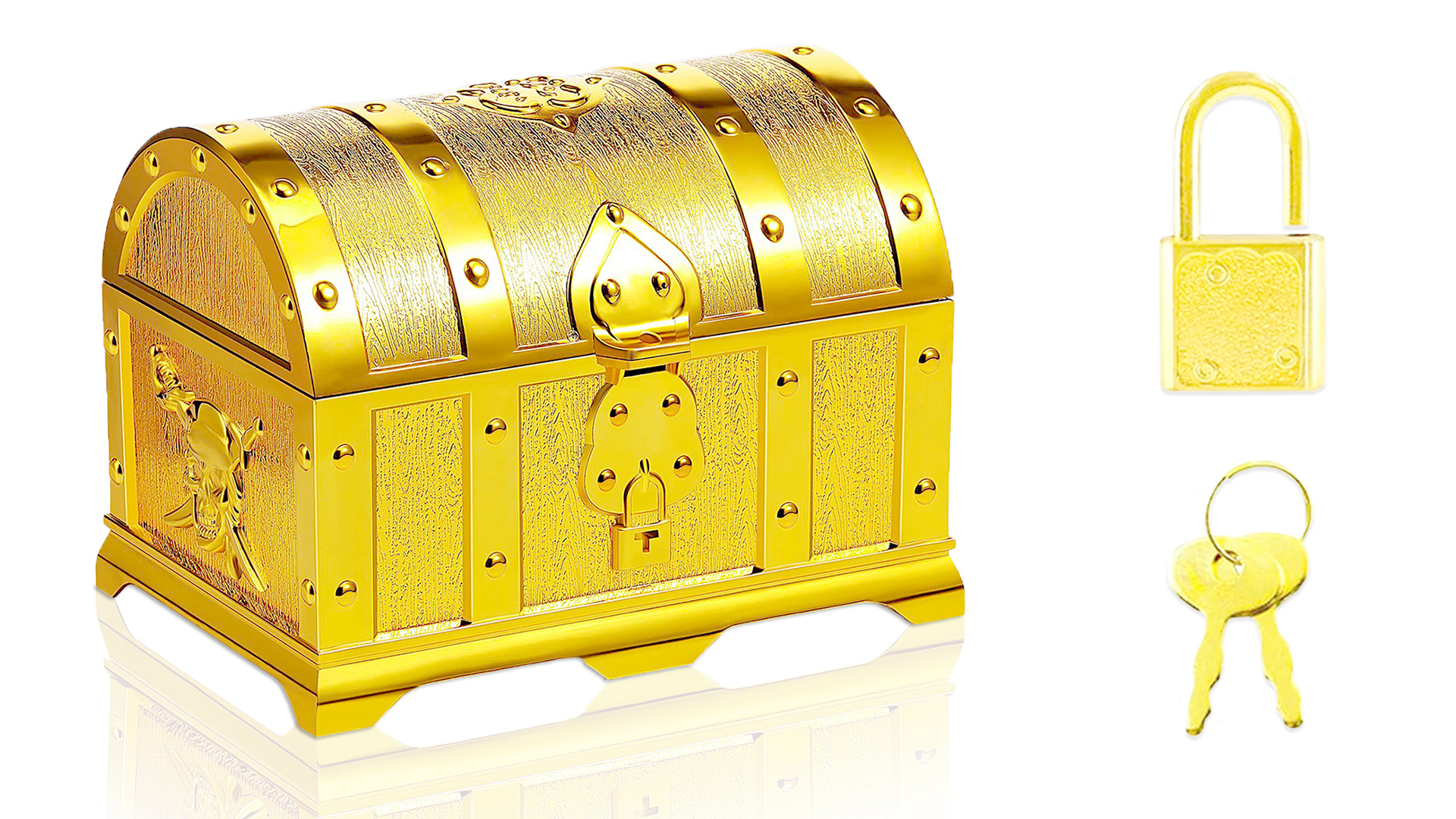 UPKOCH Lot De 2 Jouets Pirates En Plastique Pour La Chasse Au Trésor