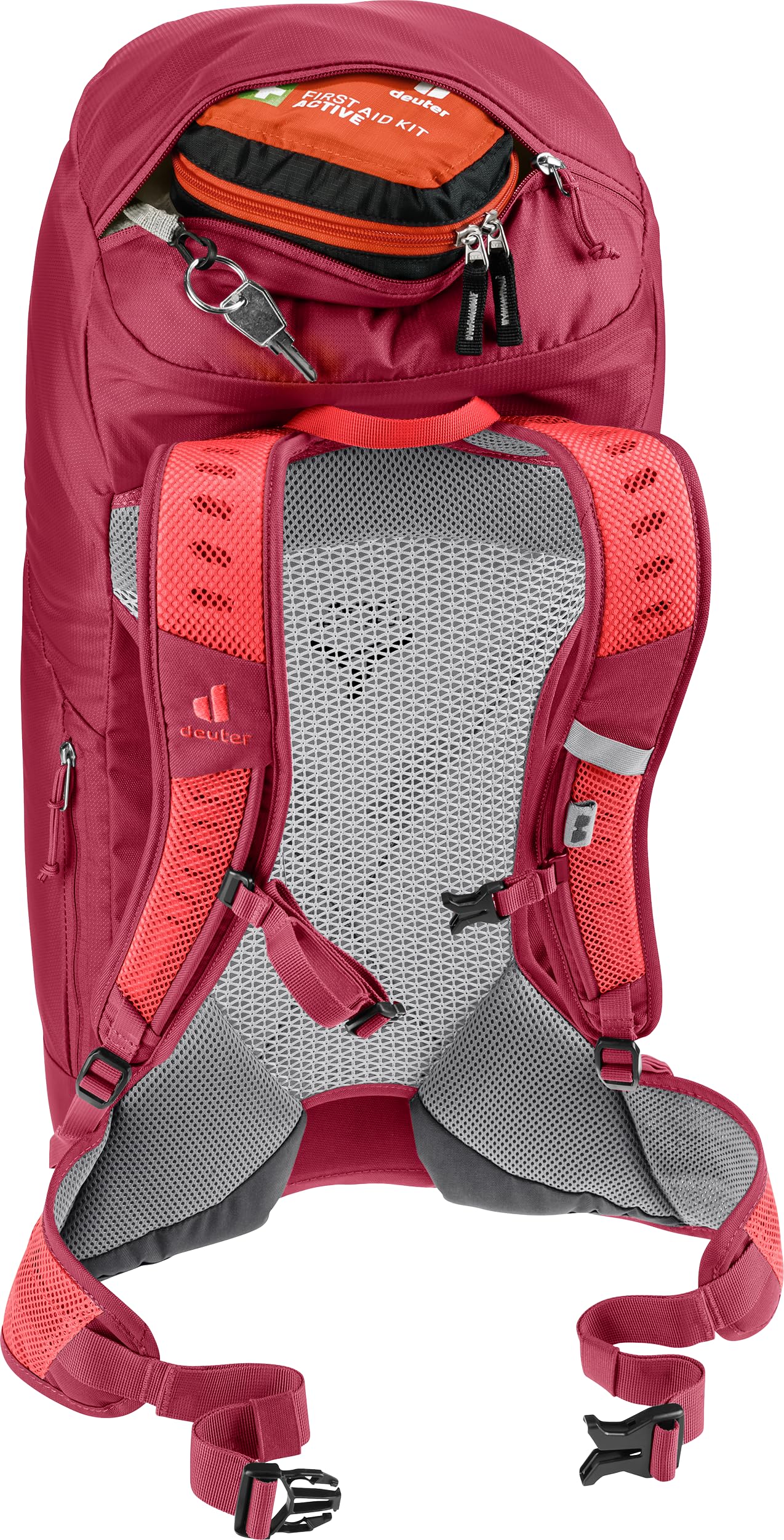 deuter AC Lite 30 plecak trekkingowy, Cherry-masala, 30 L, Minimalistyczny