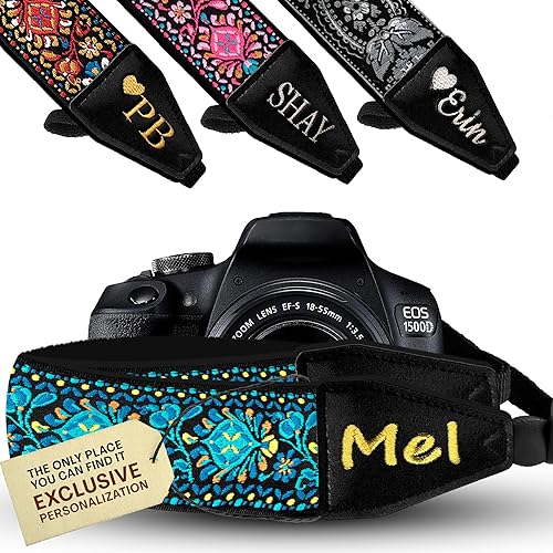 Miniatura 19 de Art Tribute Camera Strap for All DSLR and Mirrorless Cameras. Photographers Strap Neck, Shoulder & Crossbody Camera Strap