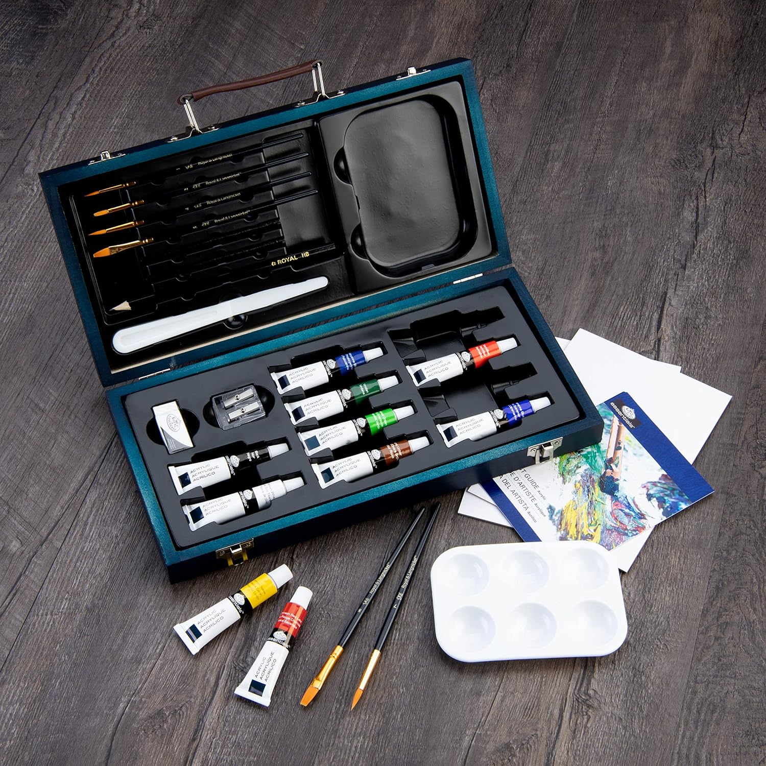 ROYAL BRUSH RSET-ACR3000 Royal and Langnickel Acrylic Painting Artist Set for Beginners