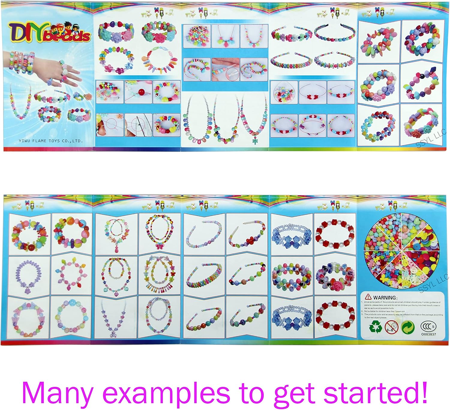 DAZZLINGKIT DIY Bracelet Making Kit for Kids Ages 6 to 12. Elastic Cord, Charms & Clasps – Perfect Jewelry Craft Kit for Girls, Personalized Bracelets & Gift Ideas - Image 9