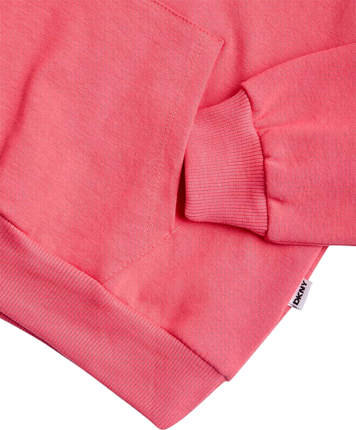 DKNY Girls Jogger Set - 2 Piece Soft Fleece Athletic Pullover Hooded Kids Sweatshirts and Jogger Sweatpants for Girls - Image 4