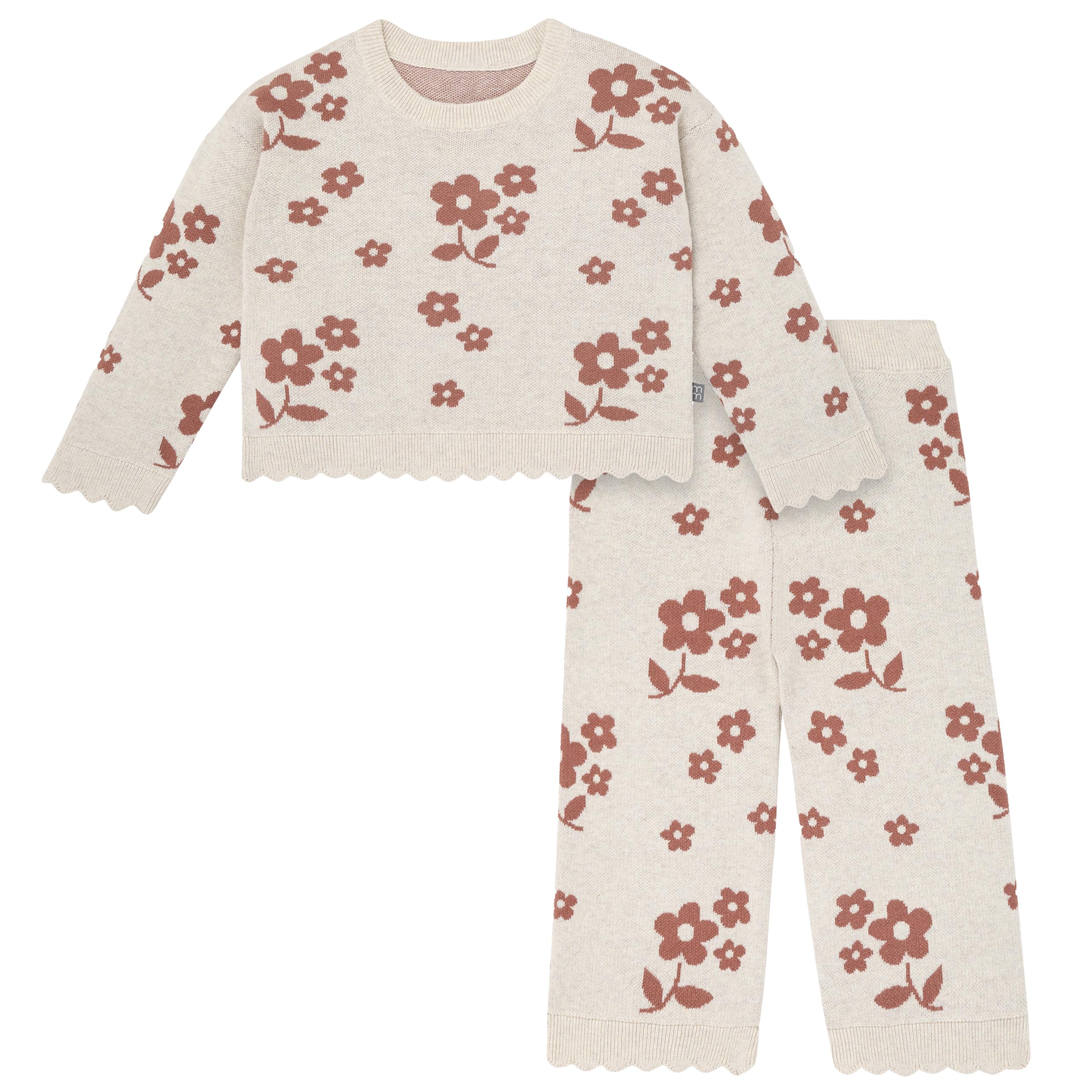 Modern Moments by Gerber baby-girls Jacquard 2-piece Sweater Set