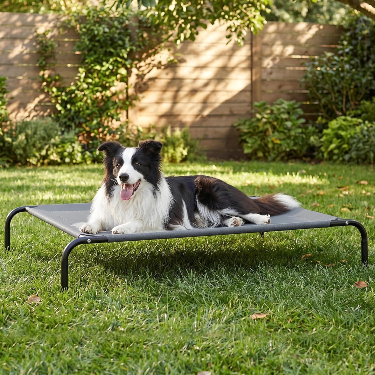 Love's cabin Elevated Cooling Dog Bed for Large Dogs, P