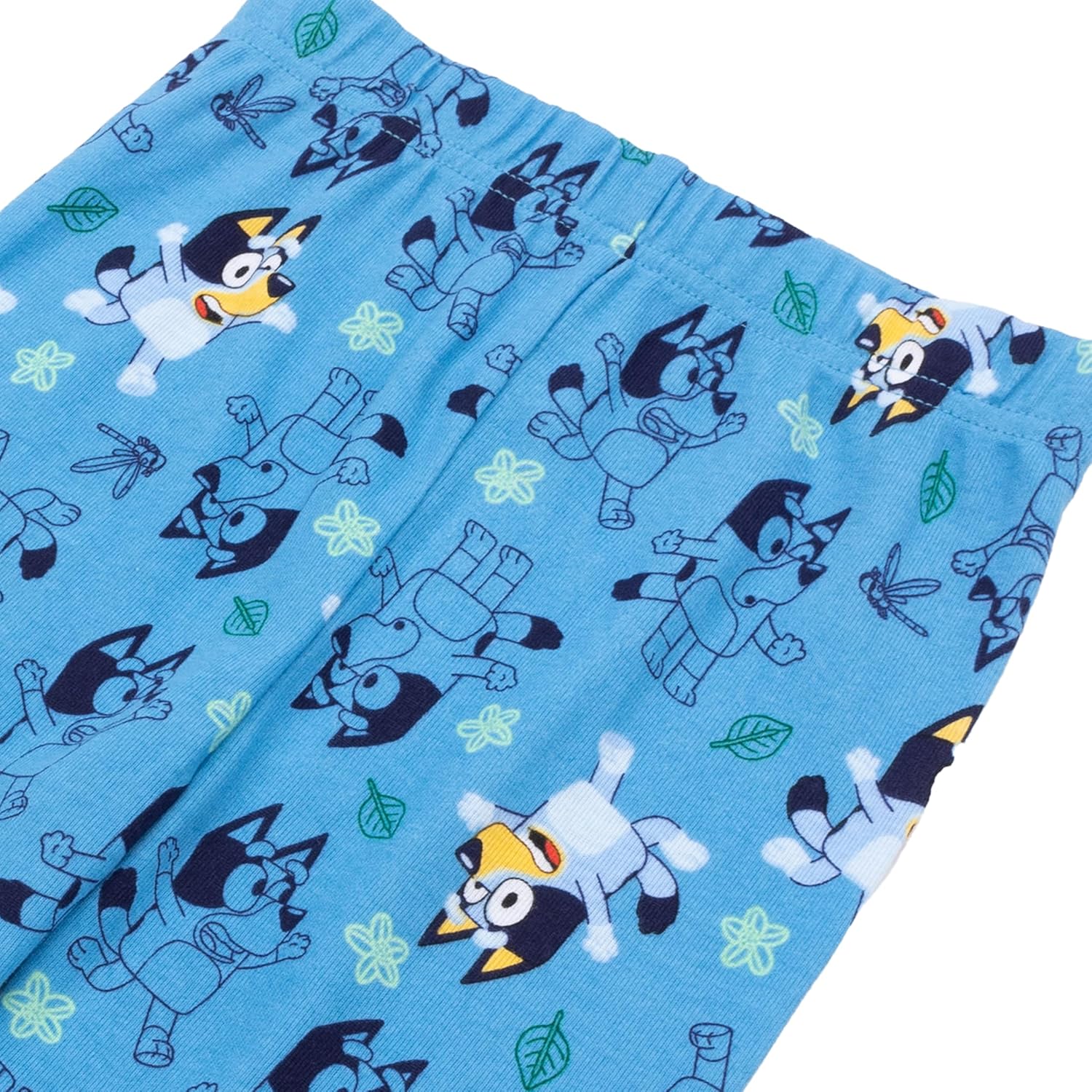 Bluey Unisex Kids' 4-Piece Snug-fit Cotton Short-Sleeve Matching Pajama Set, Soft & Cute for Kids - Image 5