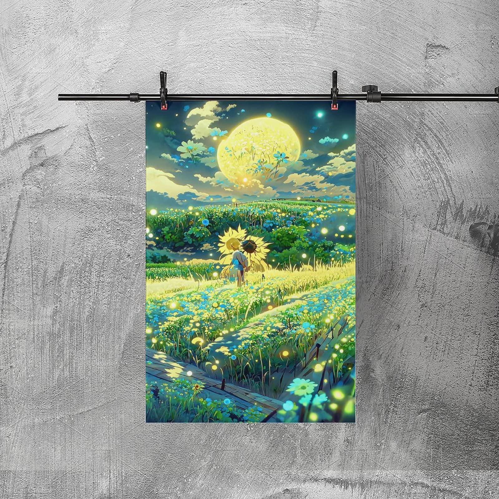Amazon.co.jp: 爽やかで癒される夏の風景を描いたアートなイラスト
